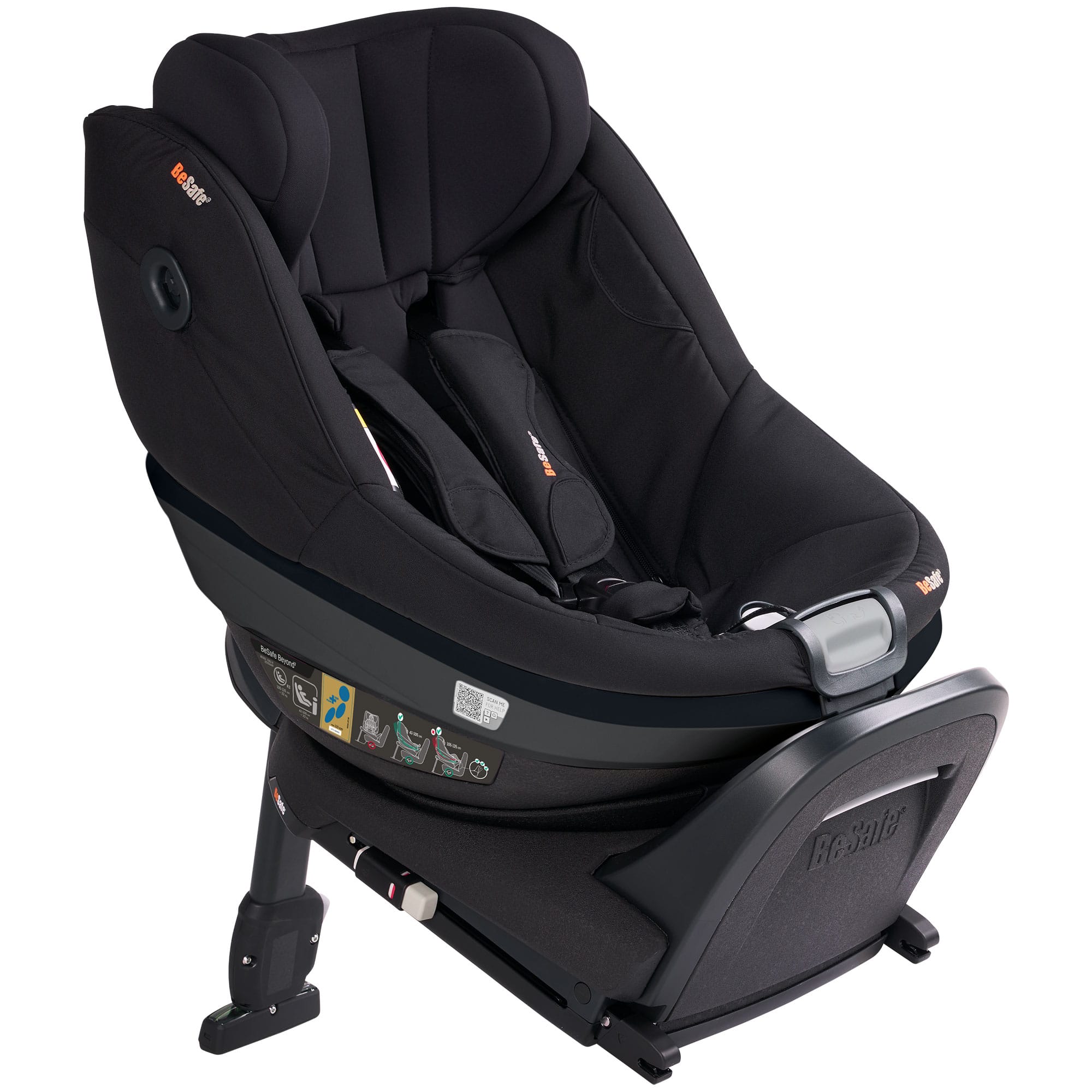 BeSafe Beyond 2 Rear Facing Car Seat in Black Cab Toddler Car Seats 21521-BLK-CAB 7072754026769
