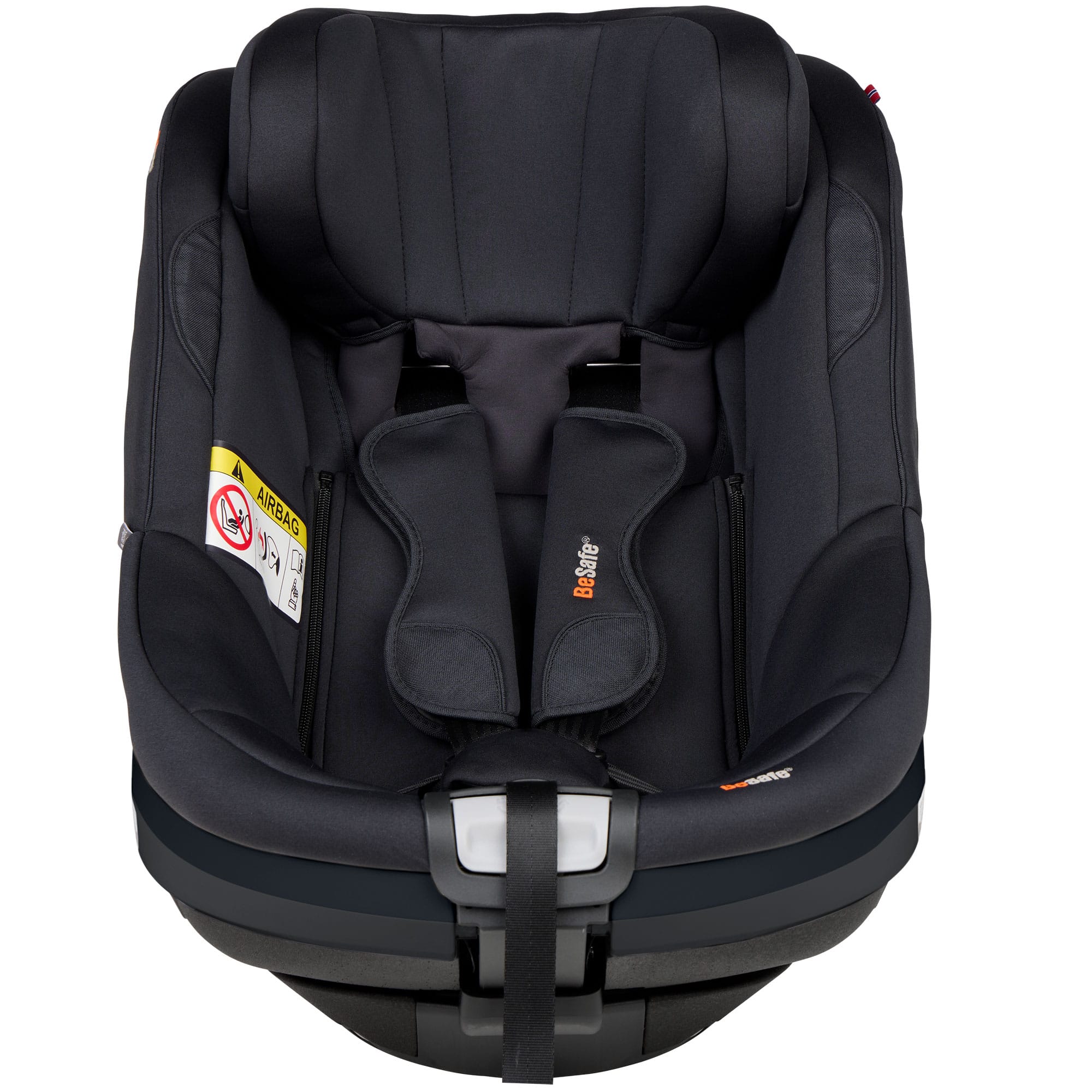 BeSafe Beyond 2 Rear Facing Car Seat in Black Soft Breeze Toddler Car Seats