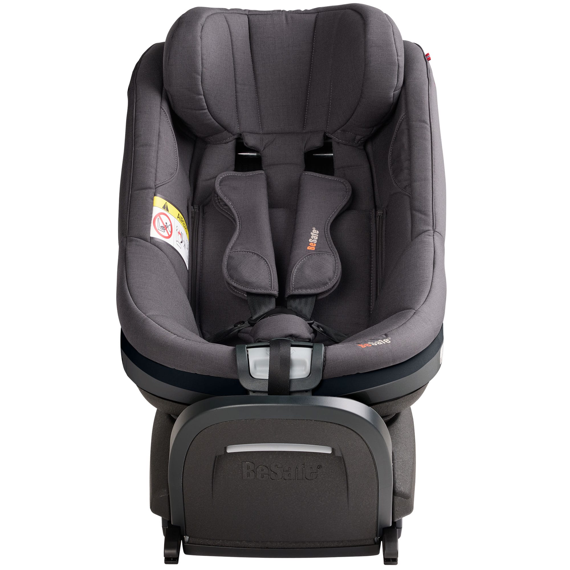 BeSafe Beyond 2 Rear Facing Car Seat in Dark Grey Melange Toddler Car Seats