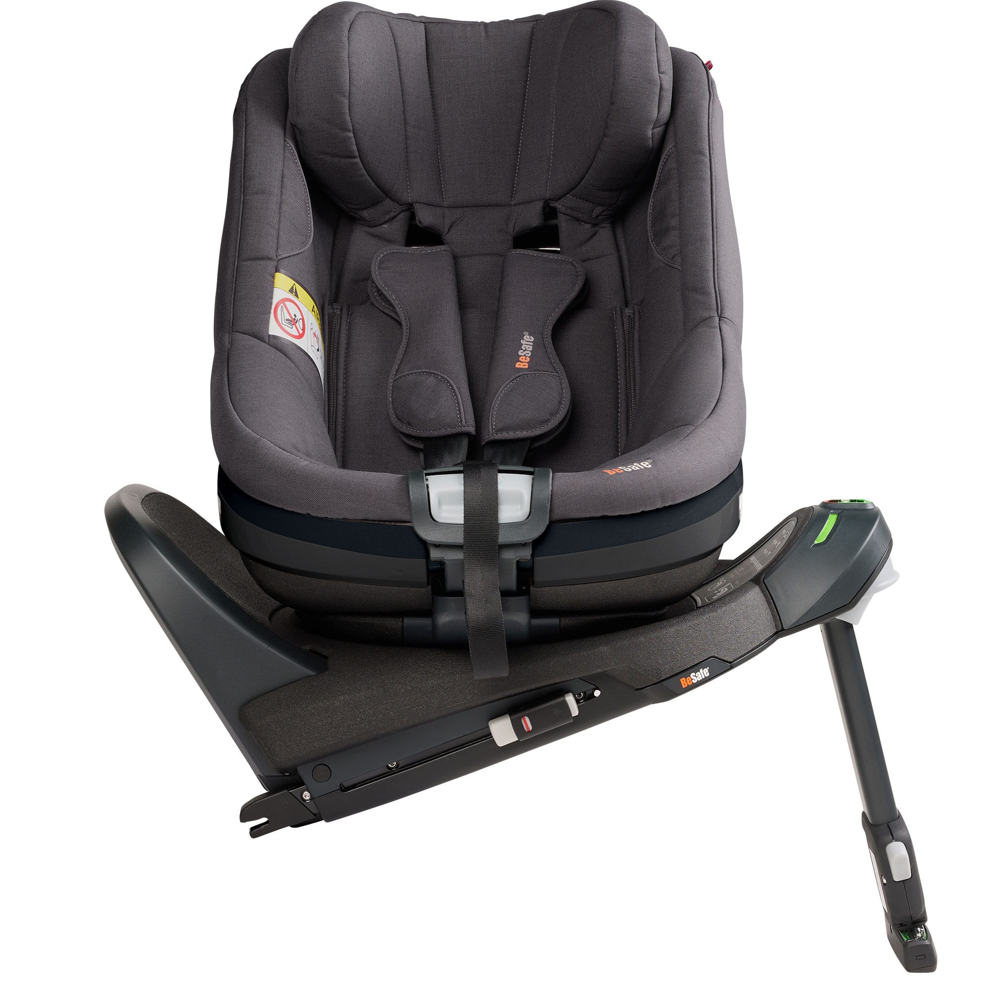 BeSafe Beyond 2 Rear Facing Car Seat in Dark Grey Melange Toddler Car Seats