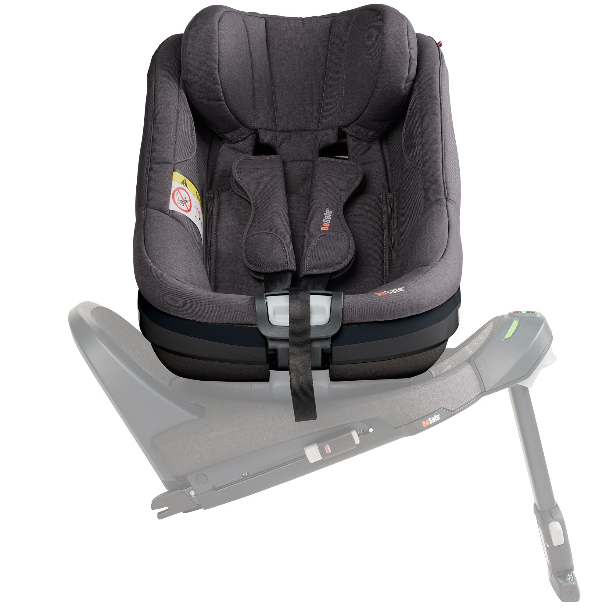 BeSafe Beyond 2 Rear Facing Car Seat in Dark Grey Melange Toddler Car Seats