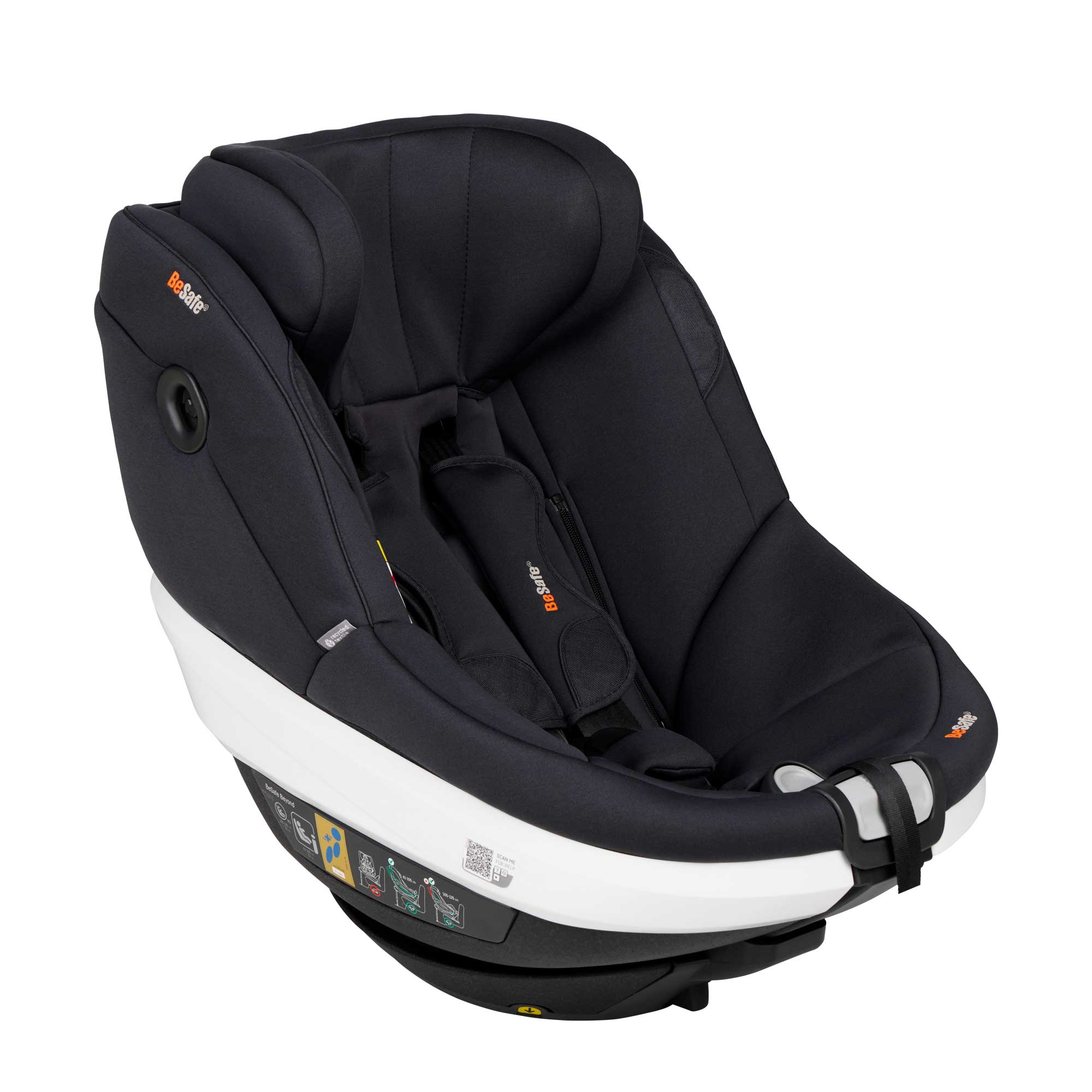 BeSafe Beyond 360 Car Seat & Base in Black Soft Breeze Toddler Car Seats 19302-BlackSoBr-Std 7072754023577