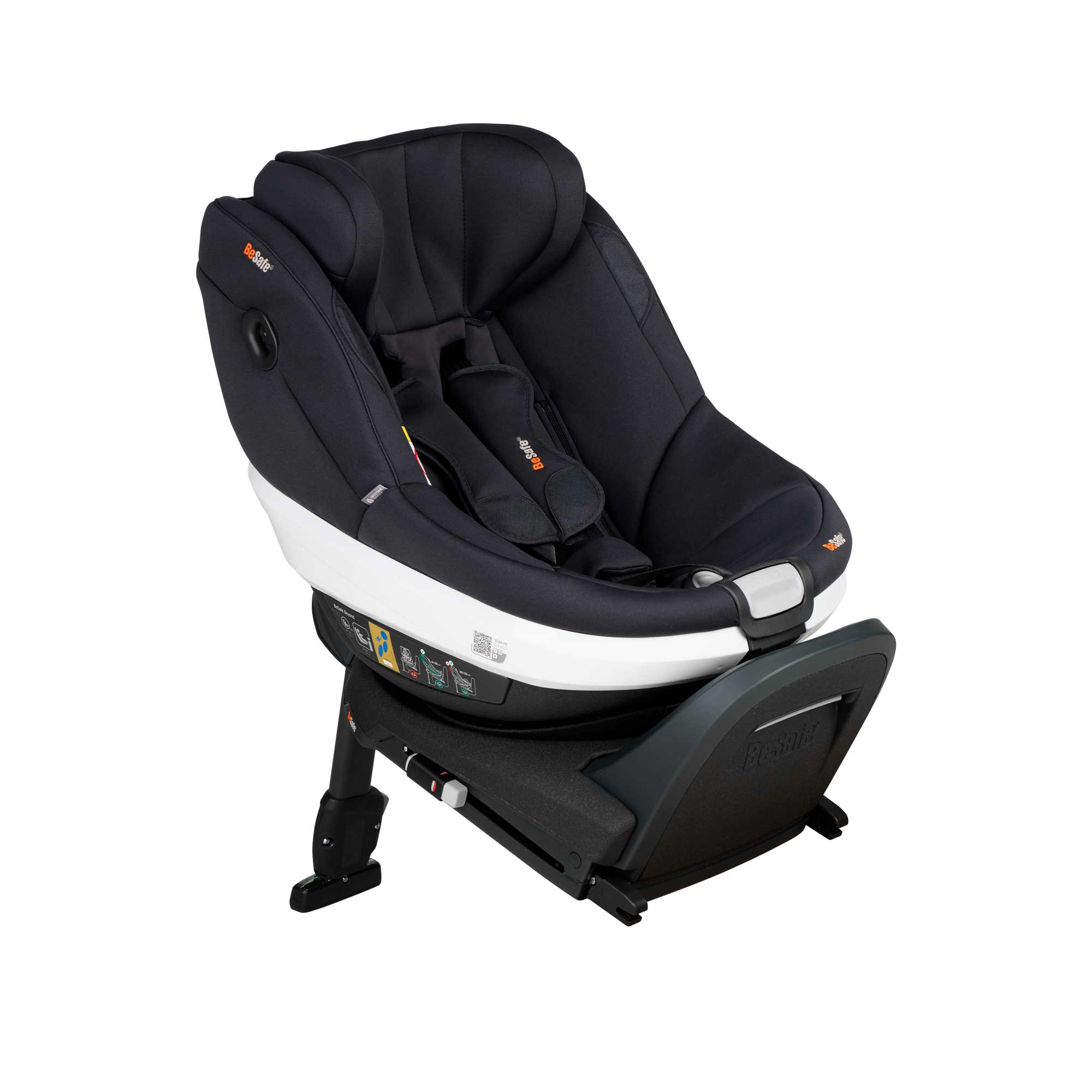 BeSafe Beyond 360 Car Seat & Base in Black Soft Breeze Toddler Car Seats 19302-BlackSoBr-Std 7072754023577