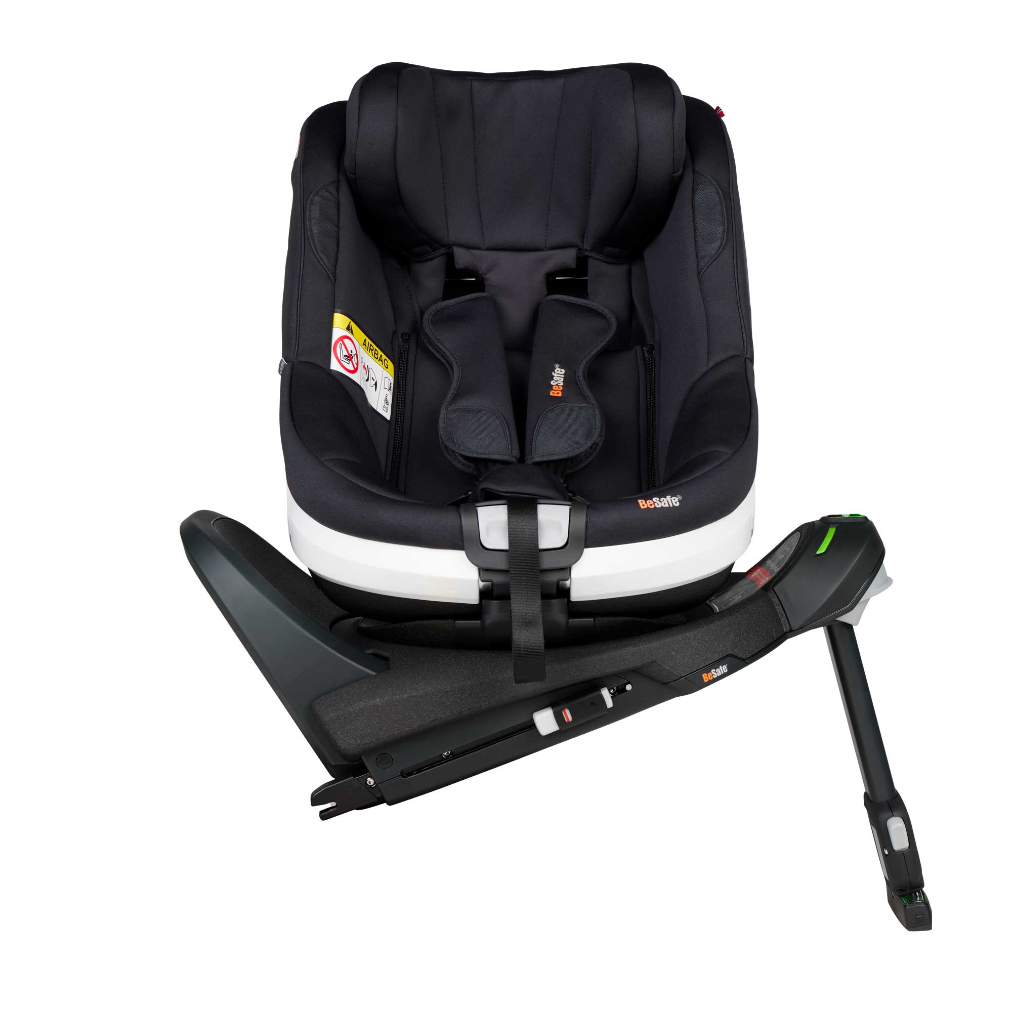 BeSafe Beyond 360 Car Seat & Base in Black Soft Breeze Toddler Car Seats 19302-BlackSoBr-Std 7072754023577