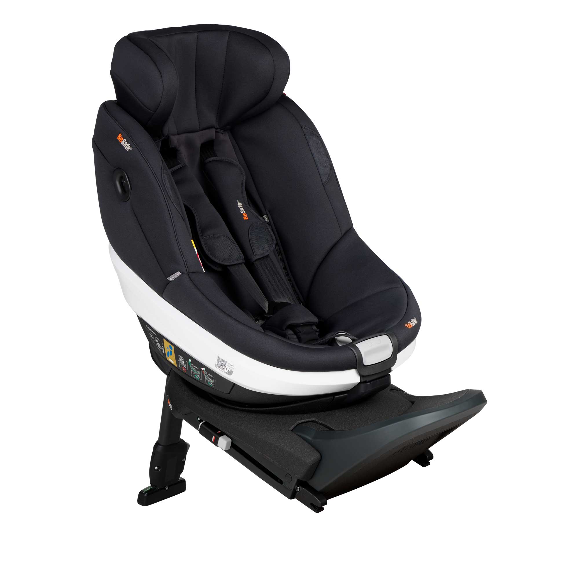 BeSafe Beyond 360 Car Seat & Base in Black Soft Breeze Toddler Car Seats 19302-BlackSoBr-Std 7072754023577