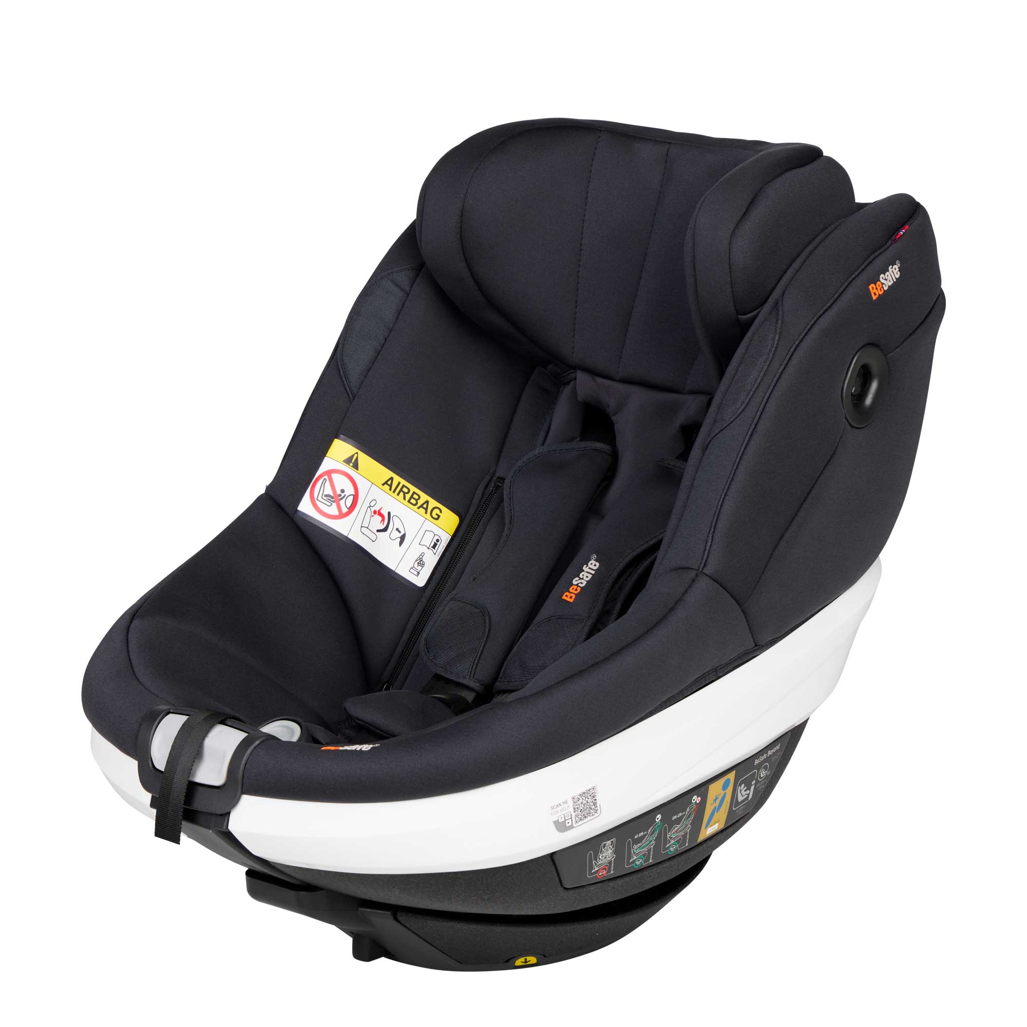 BeSafe Beyond 360 Car Seat in Black Soft Breeze Toddler Car Seats 11036247-BlackSoBr-Std 7072754023577