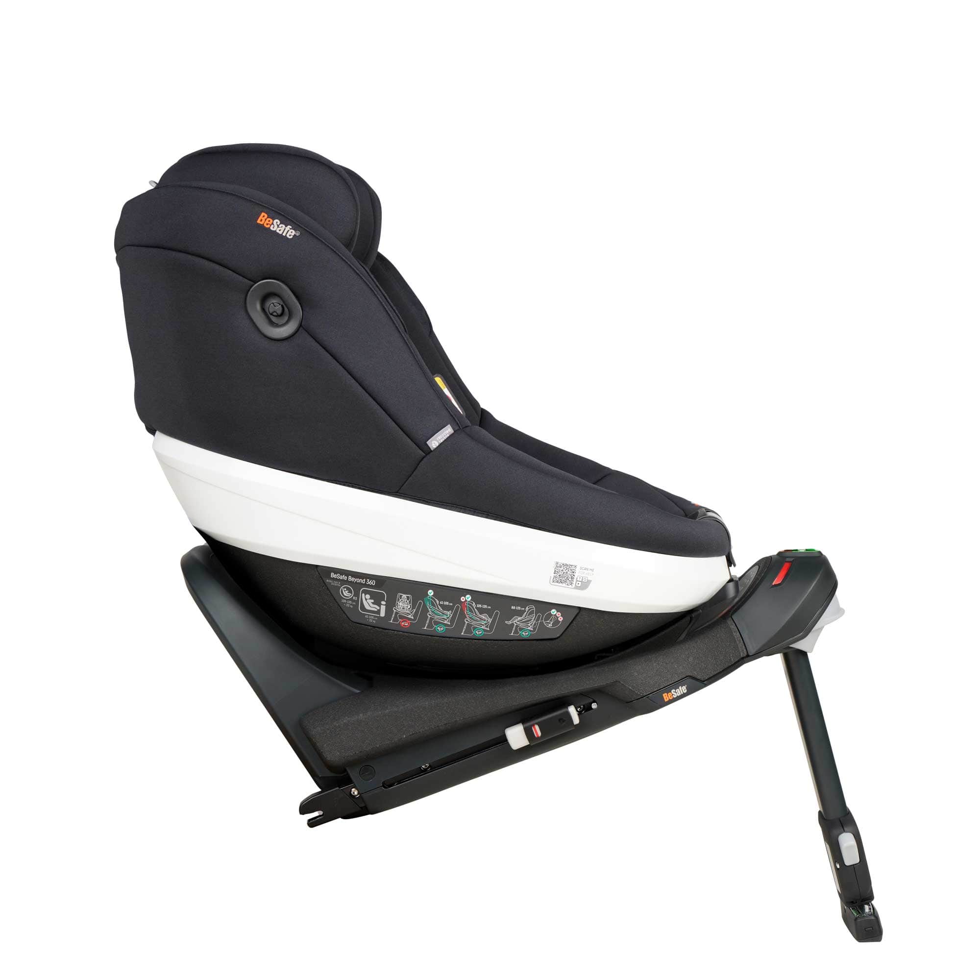 BeSafe Beyond 360 Car Seat in Black Soft Breeze Toddler Car Seats 11036247-BlackSoBr-Std 7072754023577