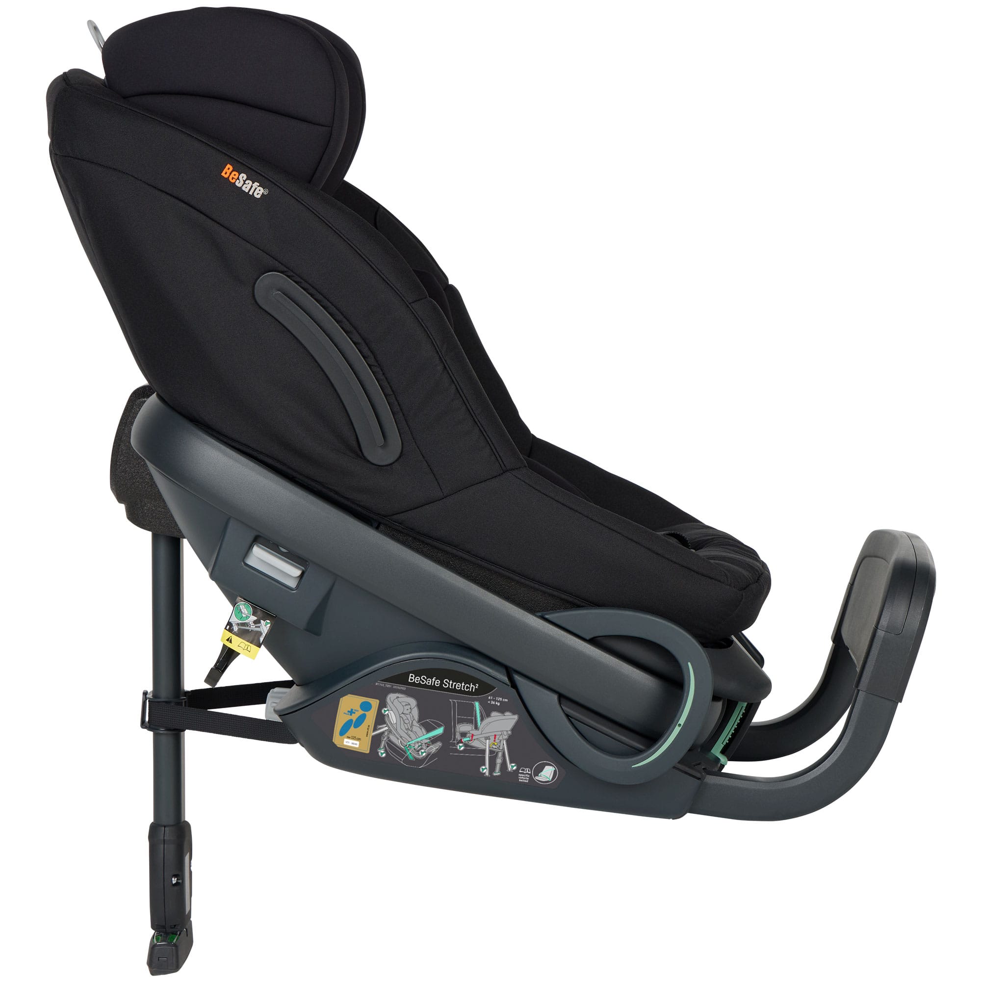 BeSafe Stretch 2 Car Seat in Black Cab Toddler Car Seats 11048209-BlackCabF-Std 7072754028107