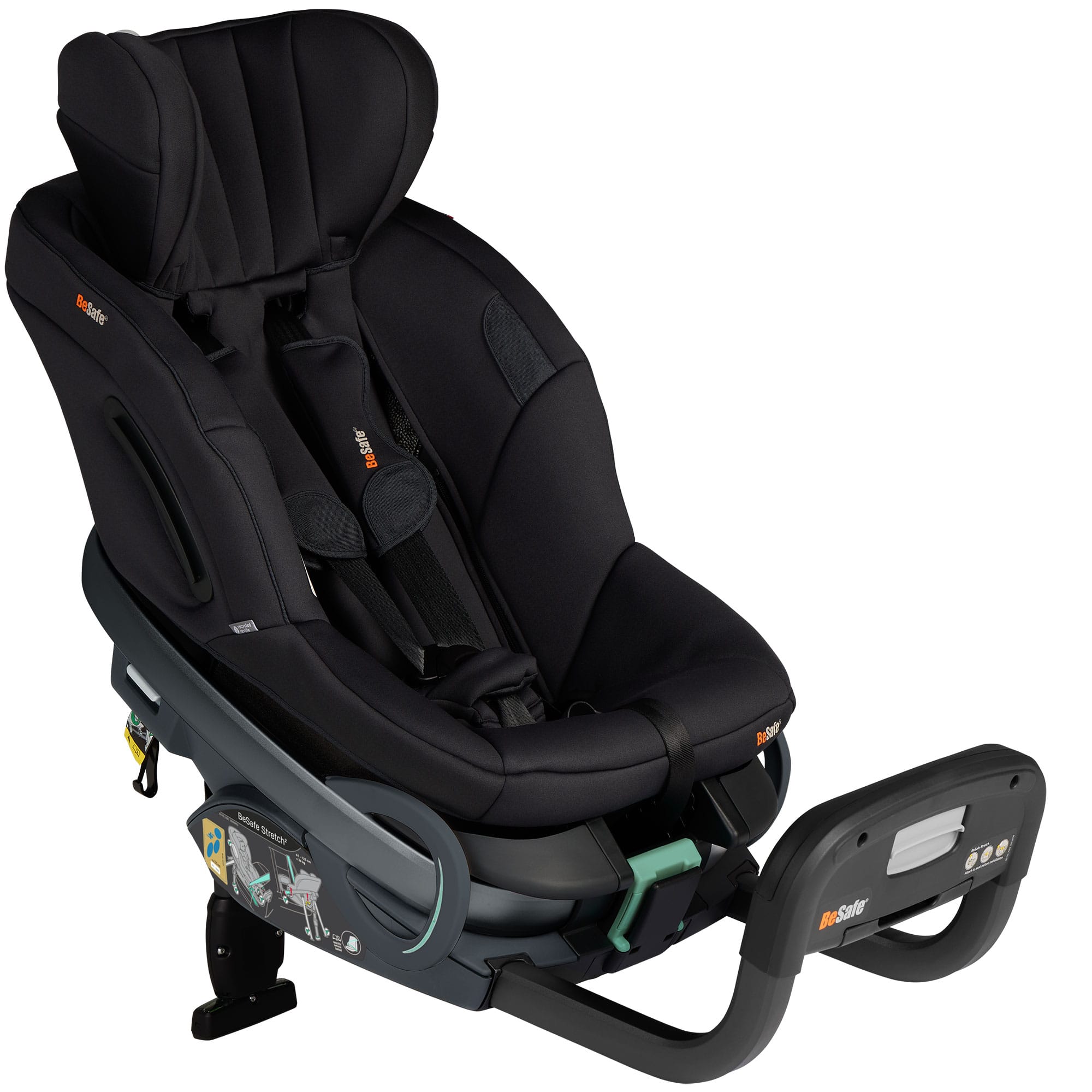 BeSafe Stretch 2 Car Seat in Black Soft Breeze Toddler Car Seats 11048209-BlackSoBr-Std 7072754028114