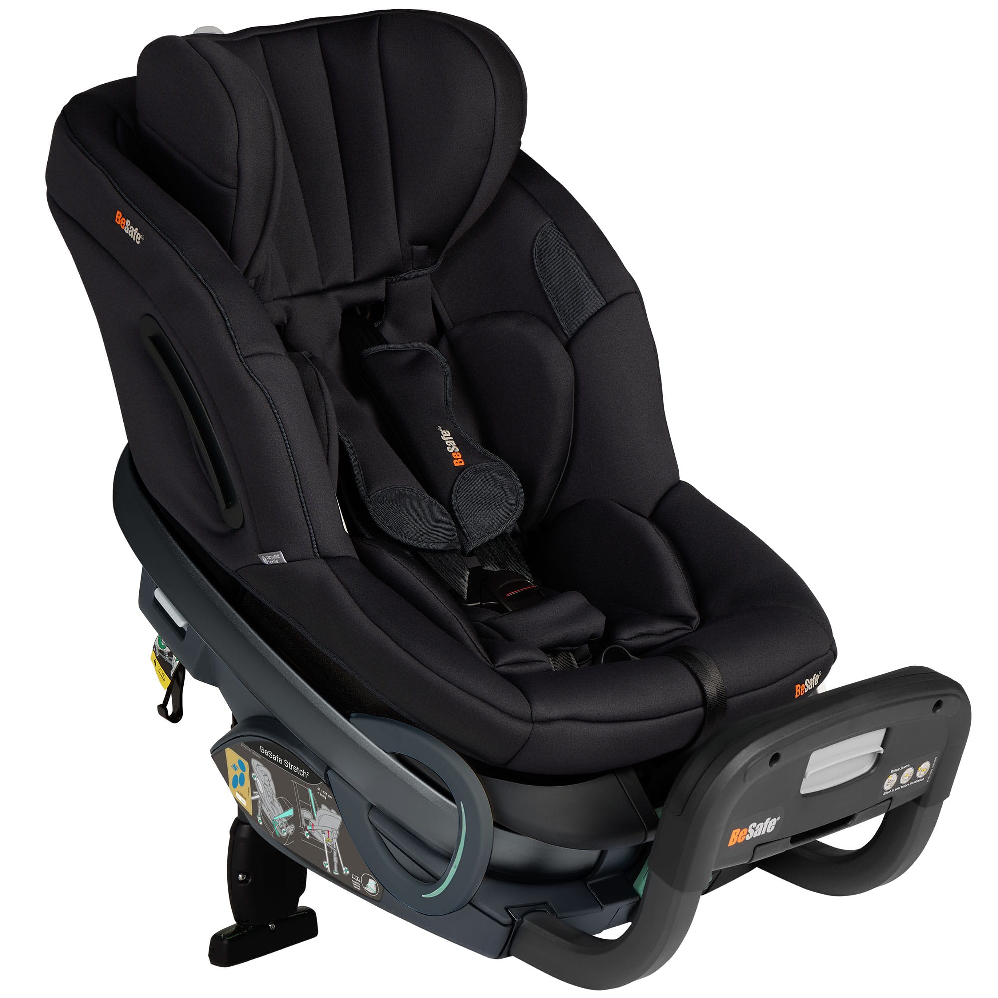 BeSafe Stretch 2 Car Seat in Black Soft Breeze Toddler Car Seats 11048209-BlackSoBr-Std 7072754028114