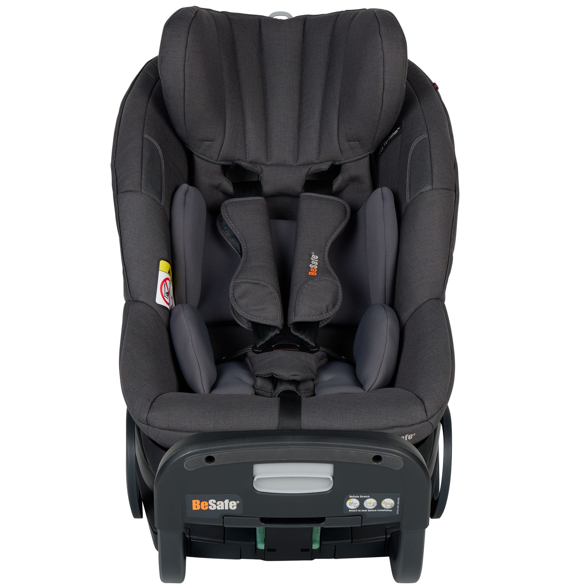 BeSafe Stretch 2 Car Seat in Dark Grey Melange Toddler Car Seats 11048209-DarkGreyM-Std 7072754028121