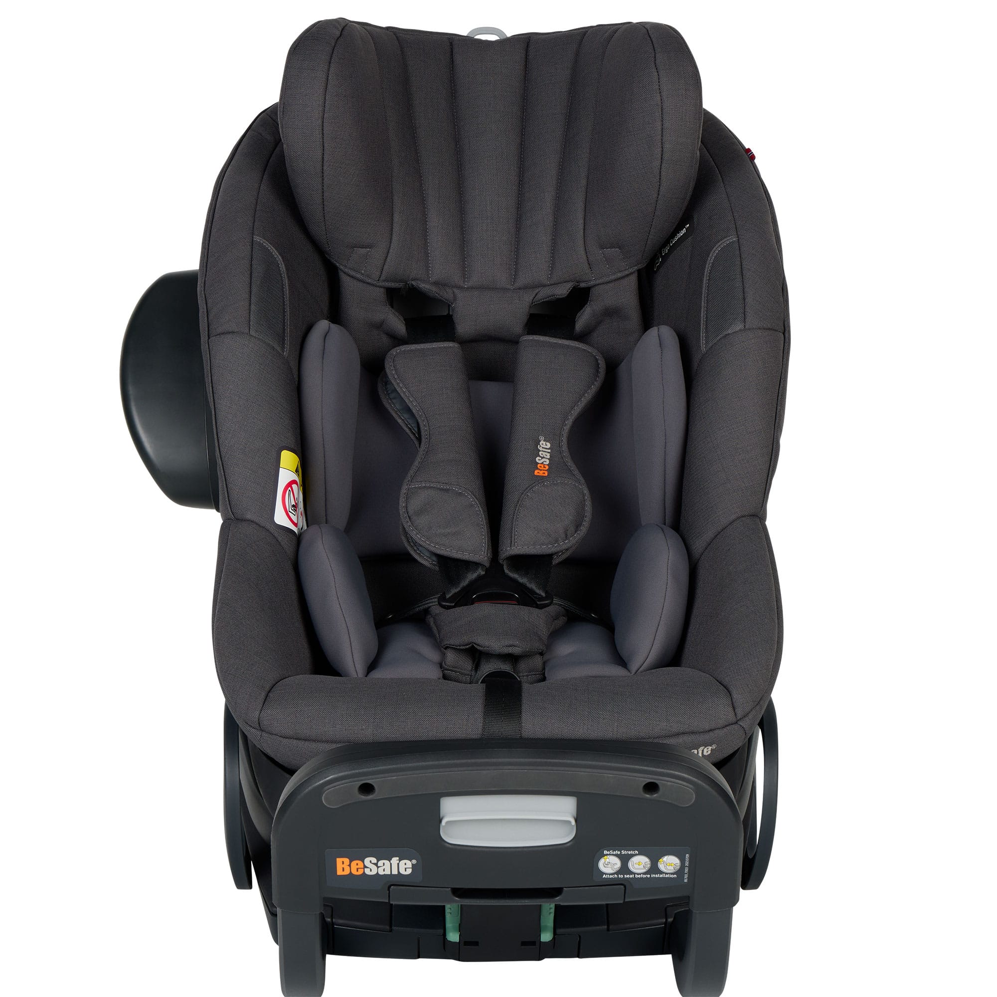 BeSafe Stretch 2 Car Seat in Dark Grey Melange Toddler Car Seats 11048209-DarkGreyM-Std 7072754028121