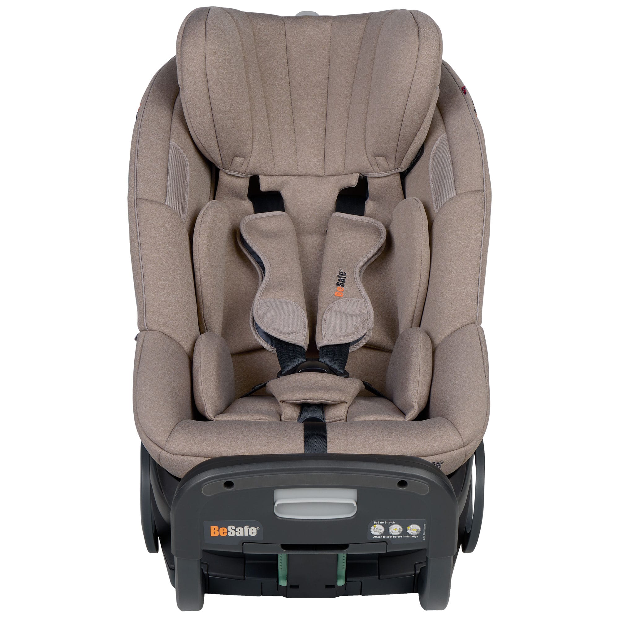 BeSafe Stretch 2 Car Seat in Dark Sand Soft Breeze Toddler Car Seats 11048209-DaSandSoBr-Std 7072754028138