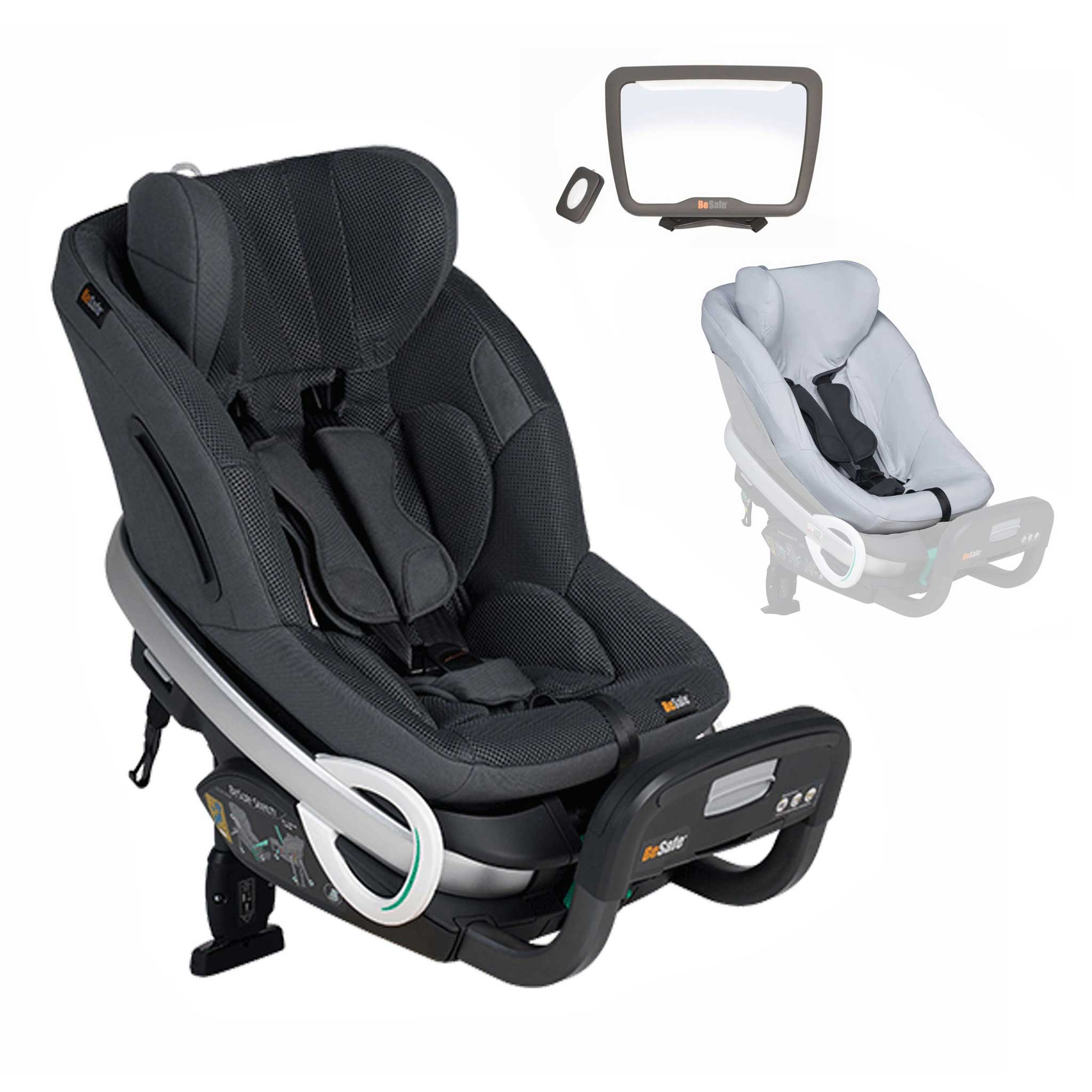 BeSafe Stretch Car Seat in Anthracite Mesh Toddler Car Seats 19152-STR-AMH-MIR 7072754015916