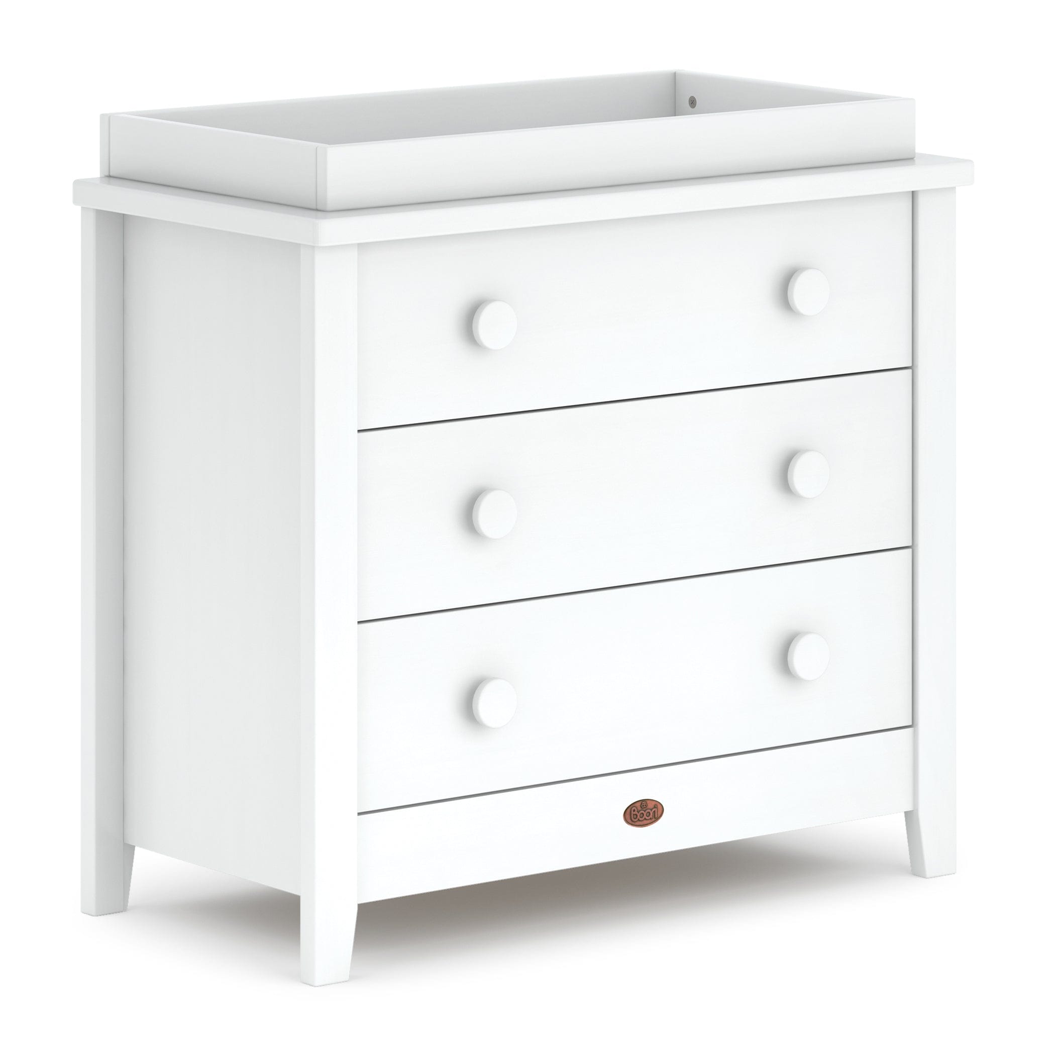 Boori 3 Drawer Chest Barley White Including Smart Assembly Chest Changing Tray Dressers & Changers B-3DCCHTV23-BA 9328730105736
