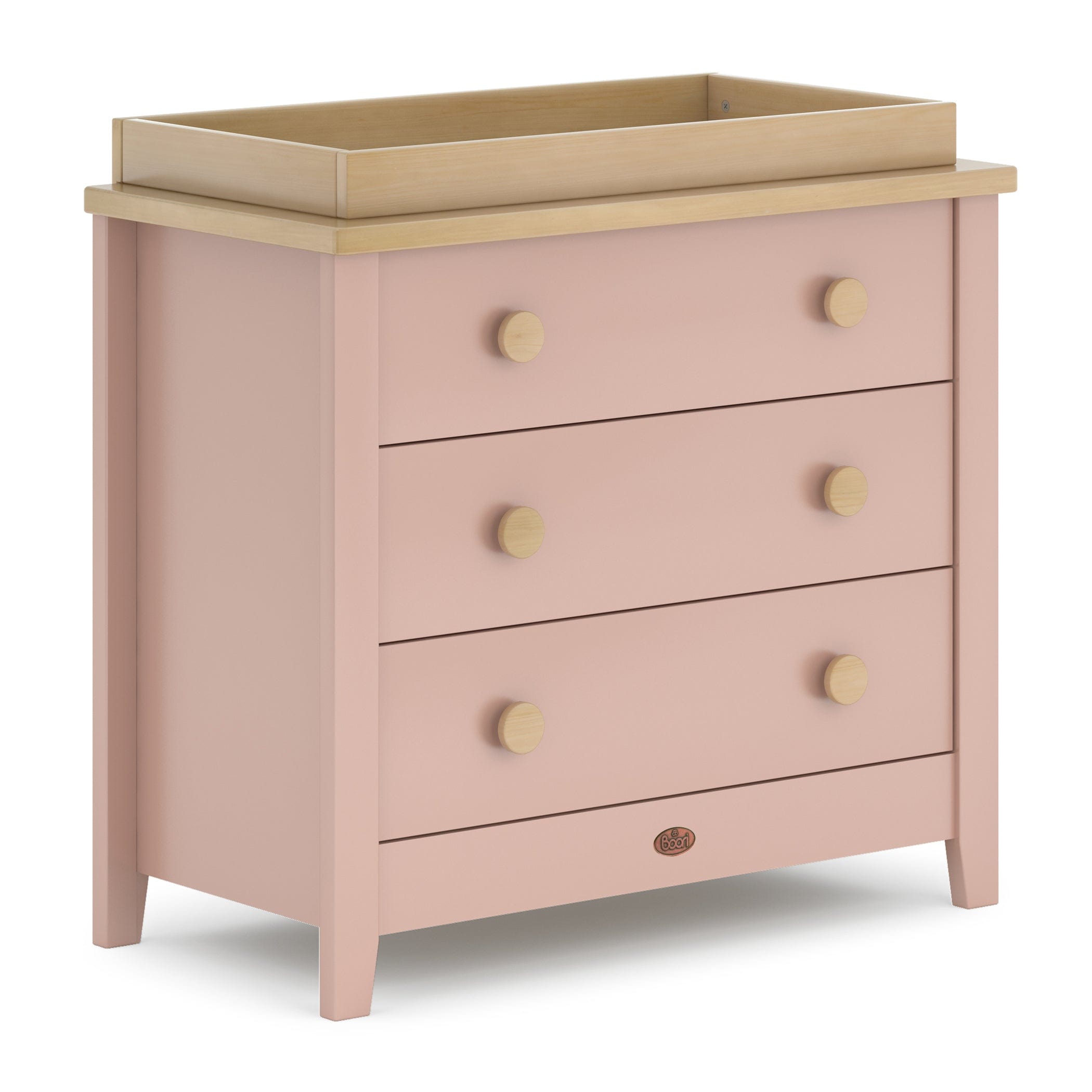 Boori 3 Drawer Chest Cherry & Almond Including Smart Assembly Chest Changing Tray Dressers & Changers B-3DCCHTV23-CHAD 9328730105774