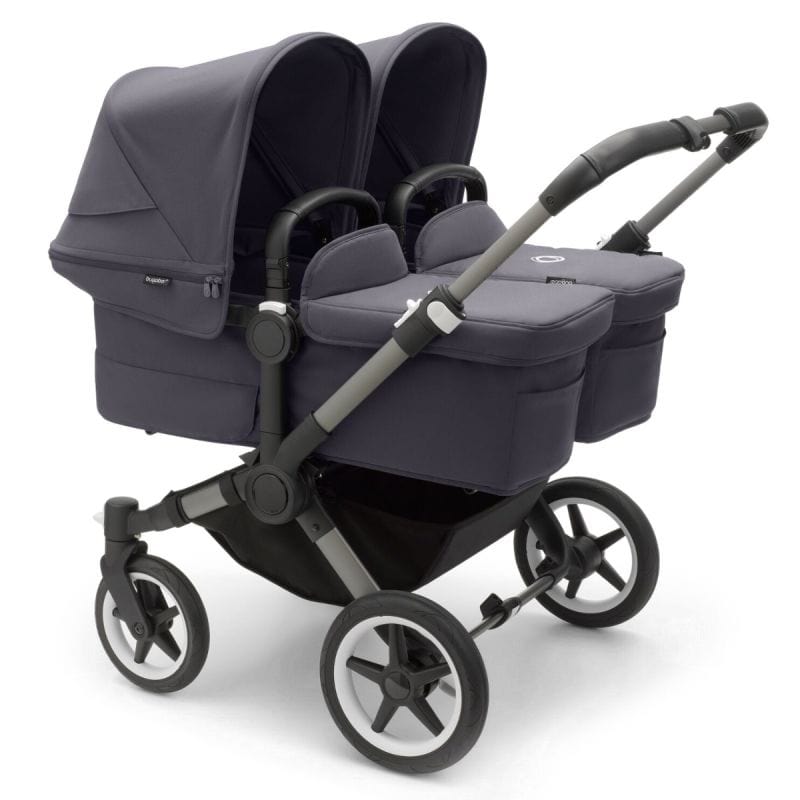 Bugaboo Donkey 5 Twin Complete in Graphite/Stormy Blue 3 Wheelers BUG-DON-STORM 8717447395553