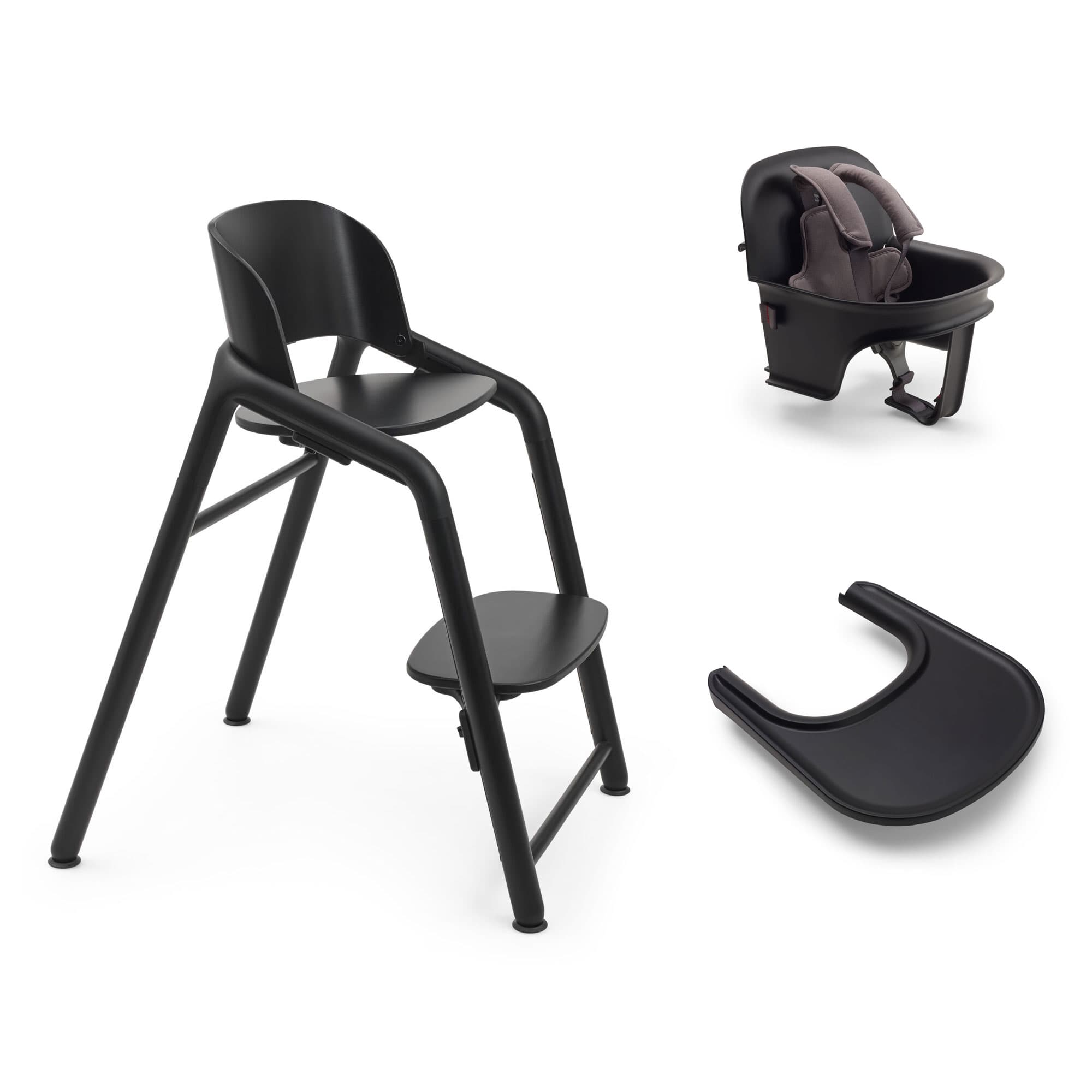 Bugaboo Giraffe Complete High Chair Bundle in Black Baby Highchairs 20988-BLK 8717447601944