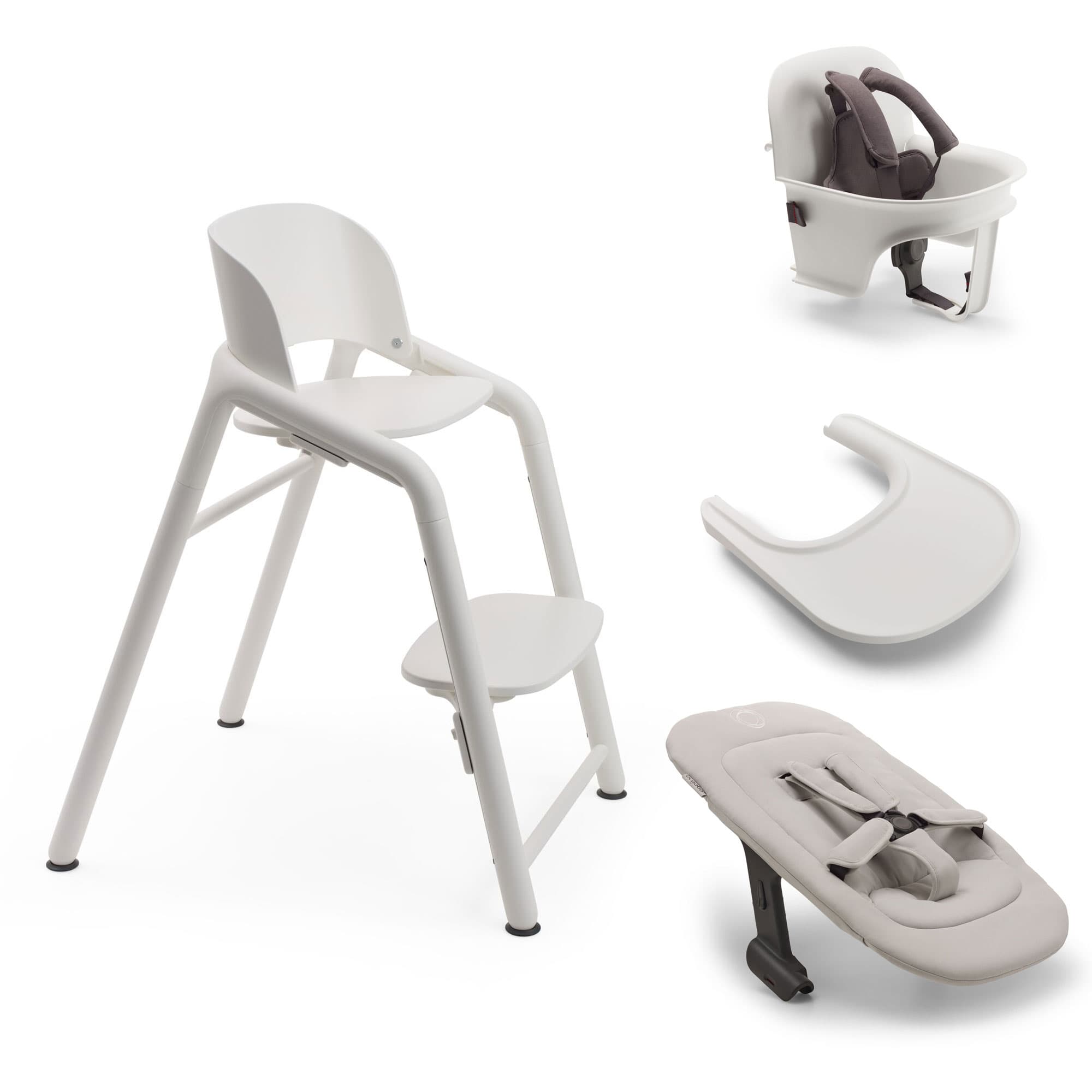 Bugaboo Giraffe Ultimate High Chair Bundle in White Baby Highchairs 20997-WHT 8717447323129