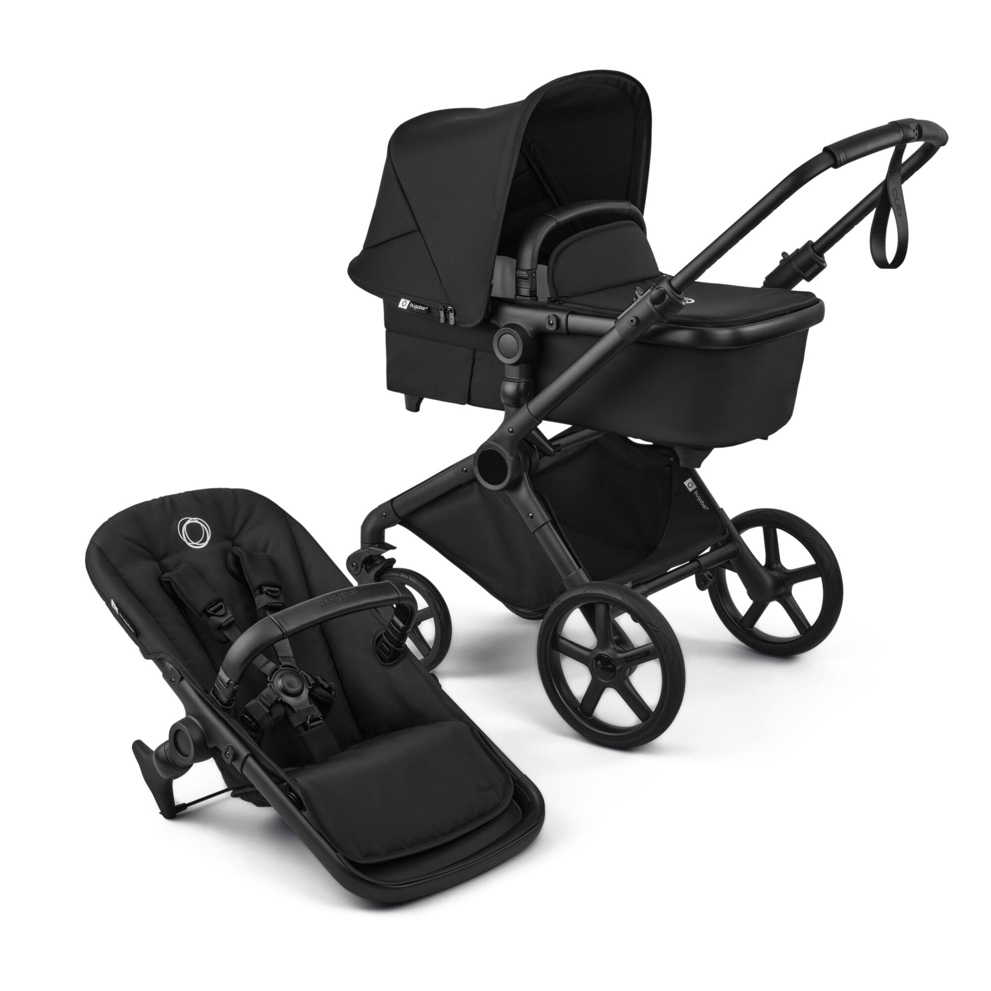 Bugaboo Cub 2 in 1 Pushchair in Heritage Black Baby Prams 100538004 8717447472322