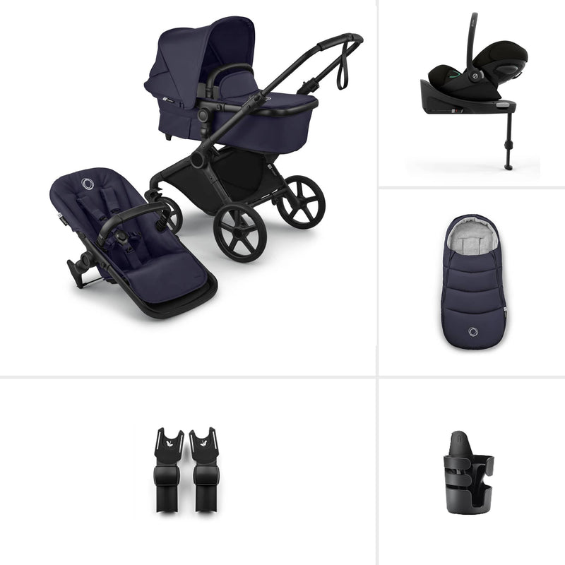 Bugaboo Cub Cybex Ultimate Newborn Bundle in Deep Indigo