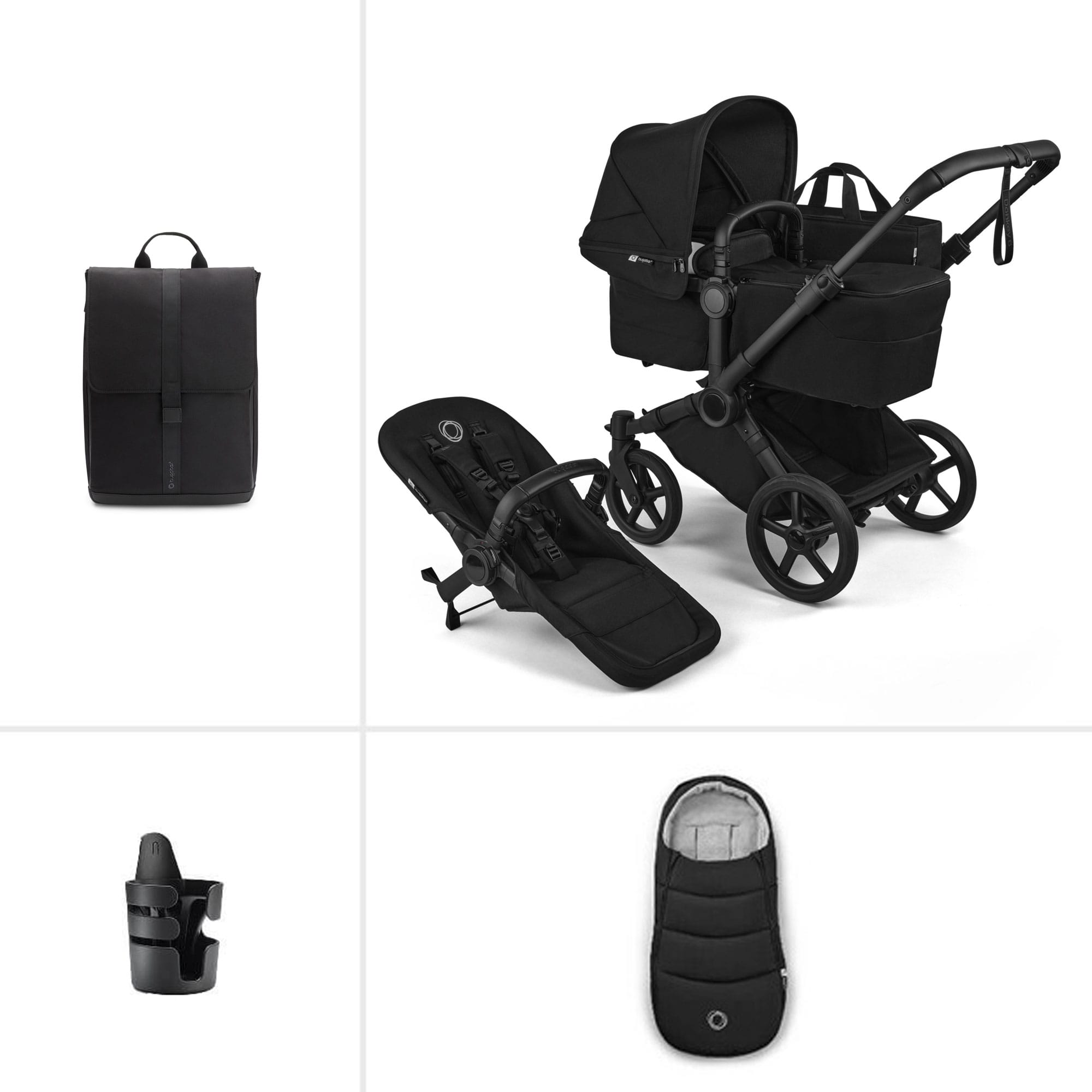 Bugaboo Donkey 6 Single Essential Bundle in Heritage Black Baby Prams 21650-HER-BLK 8717447404170