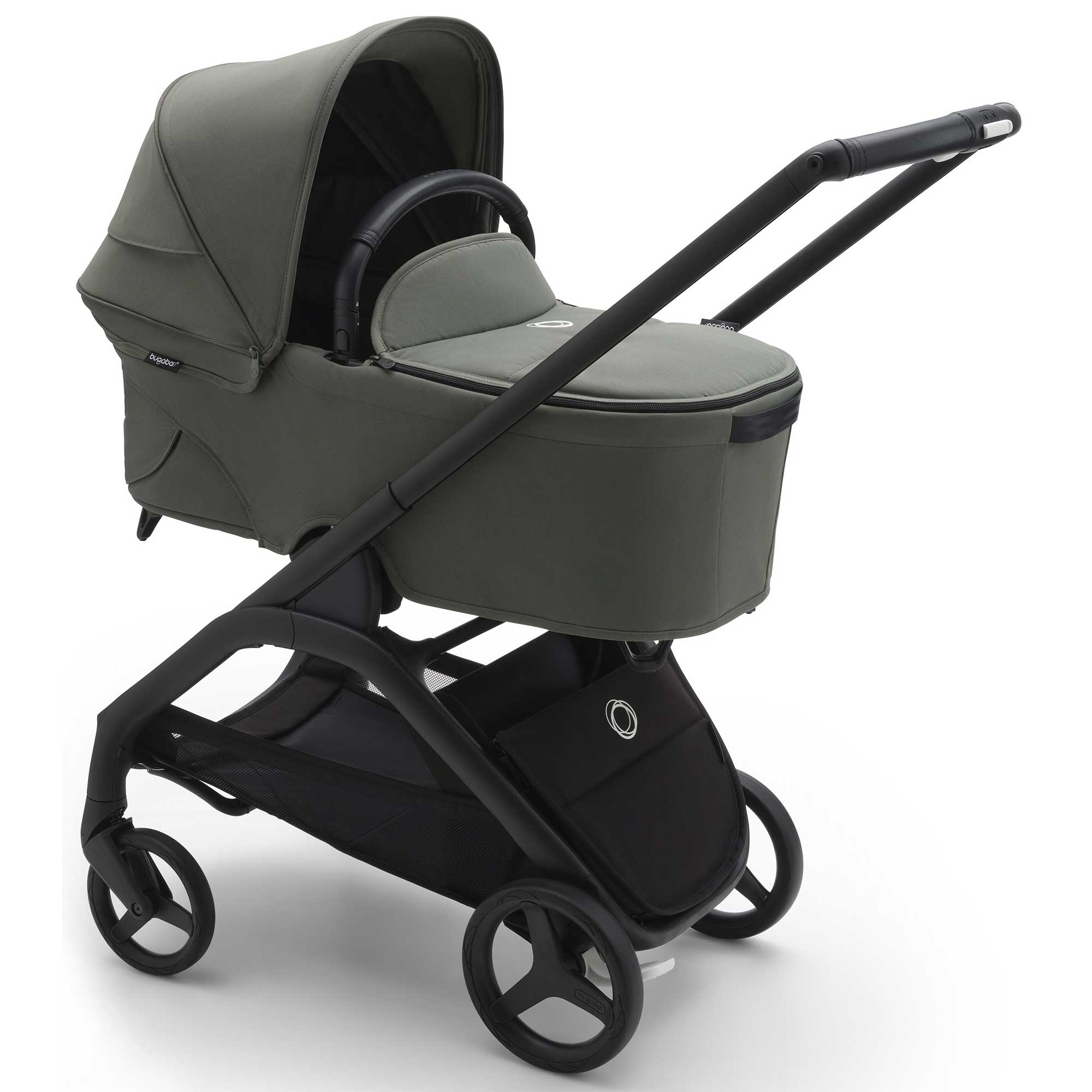 Bugaboo Dragonfly Complete Bundle - Black/Forest Green Baby Prams 13814-BLK-FOR-GRN 8717447581772