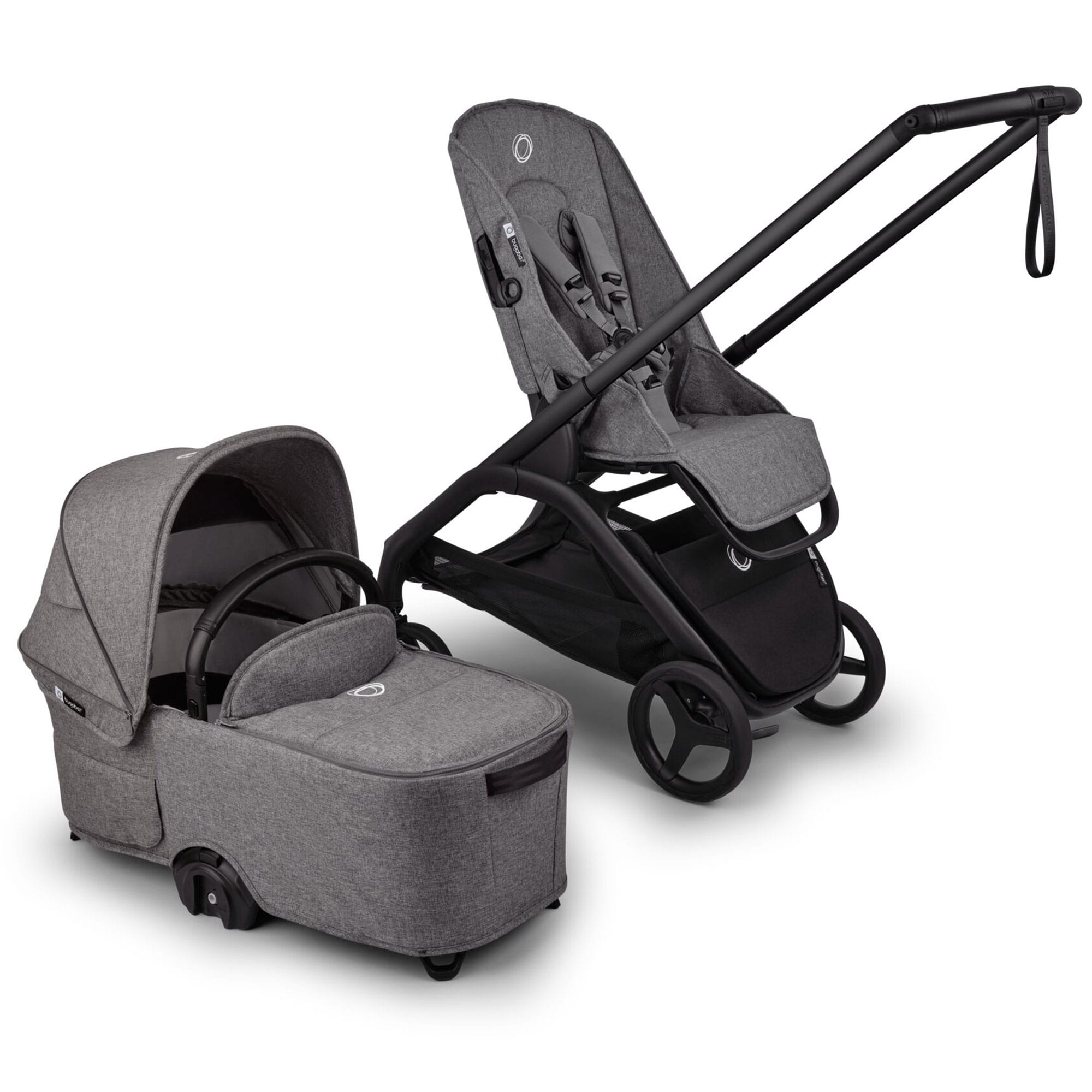 Bugaboo Dragonfly Plus Pram - Grey Melange Baby Prams BUG-DFLY-PLUS-PRM-4 8717447303633