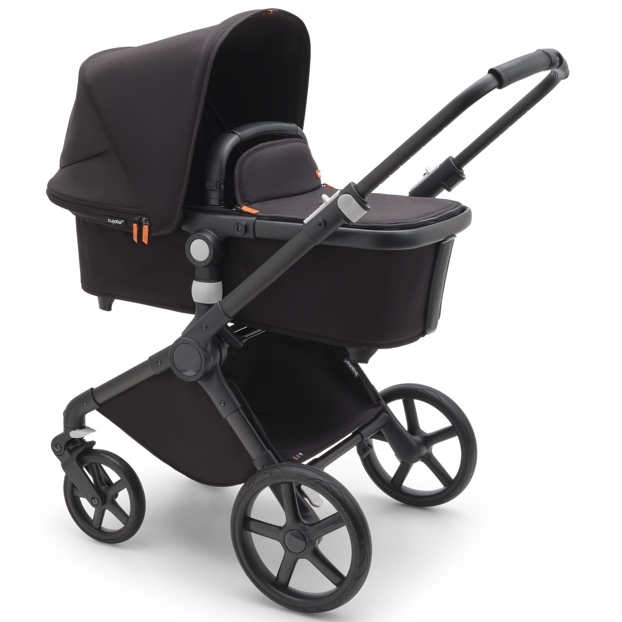 Bugaboo Fox Cub in Black/Midnight Black Baby Prams 100175046 8717447435648