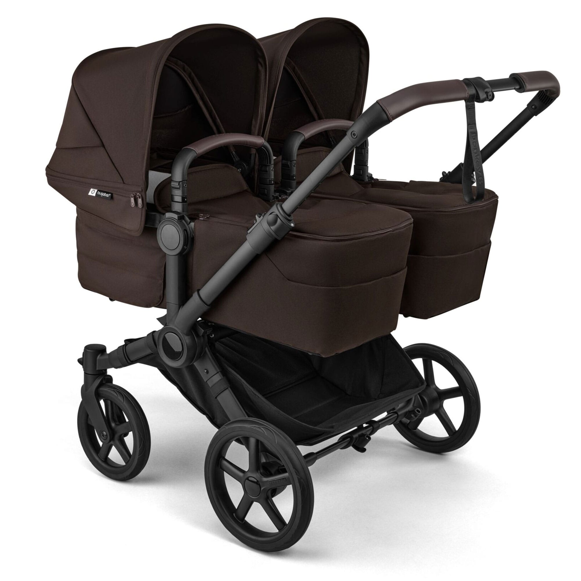 Bugaboo Donkey 5 Twin Complete Pushchair in Cocoa Brown Double & Twin Prams 21643-COC-BRN 8717447361534