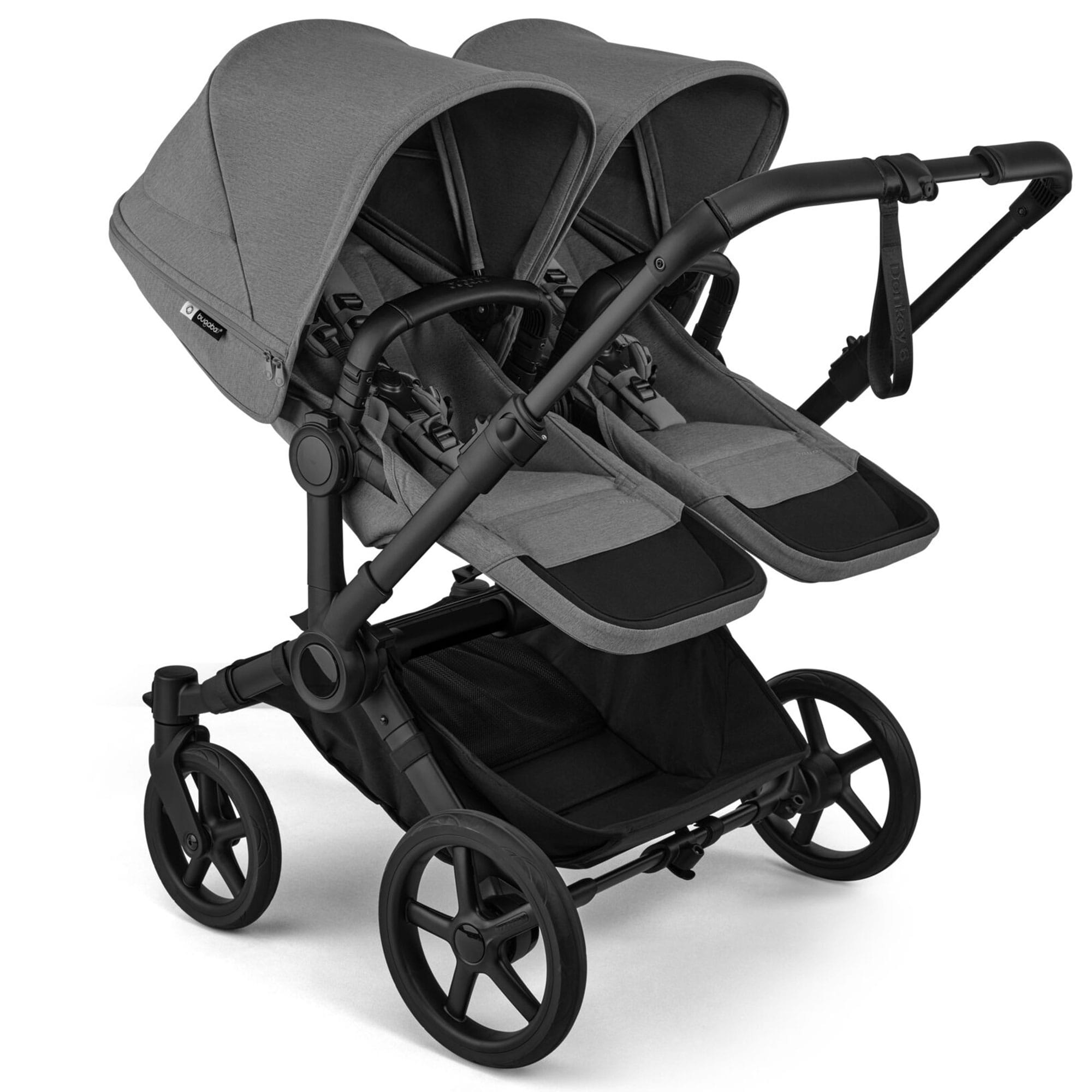Bugaboo Donkey 6 Double Essential Bundle in Moon Grey Double & Twin Prams 21667-MOO-GRY 8717447499251