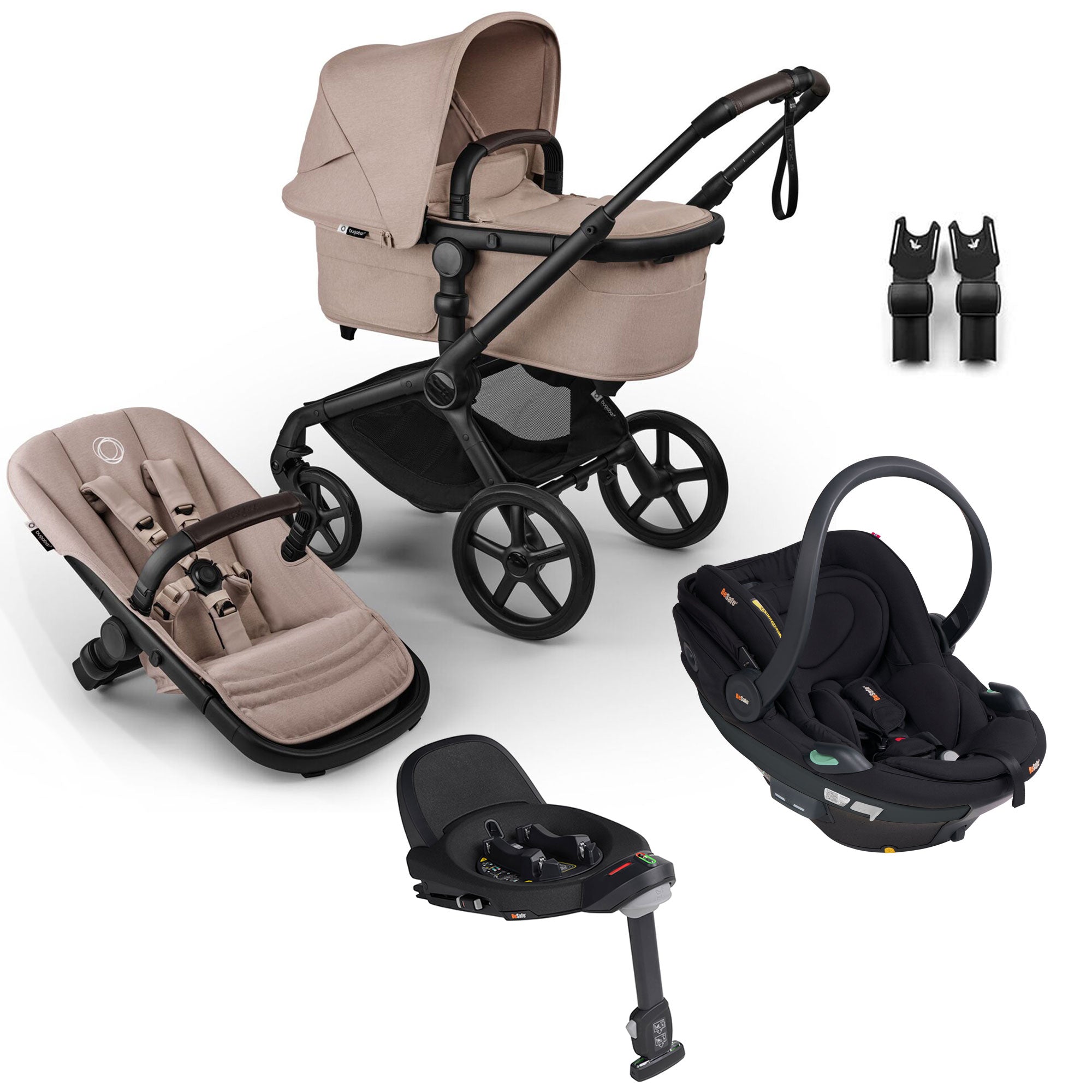 Bugaboo Fox 5 Renew BeSafe Travel System in Desert Taupe