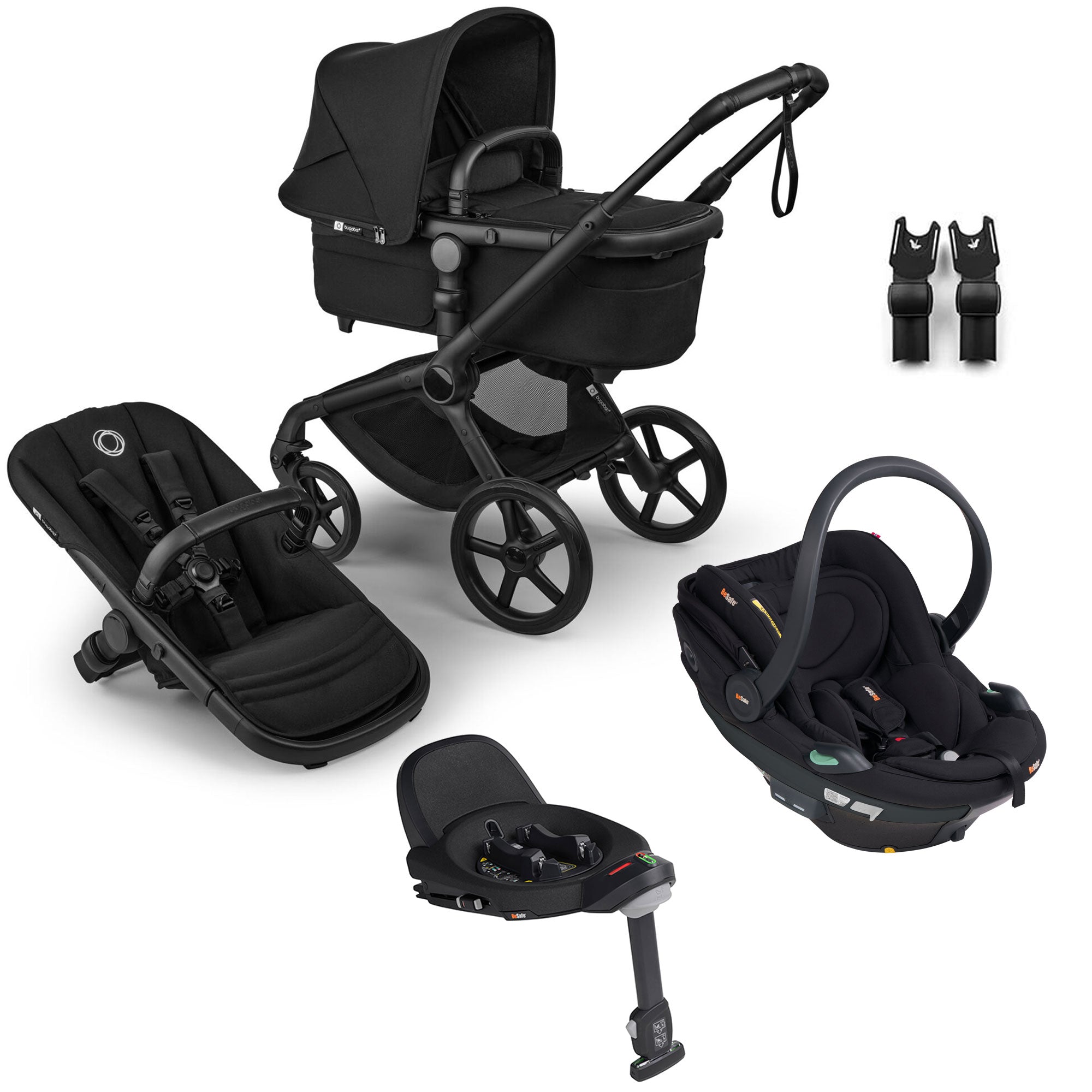 Bugaboo Fox 5 Renew BeSafe Travel System in Heritage Black