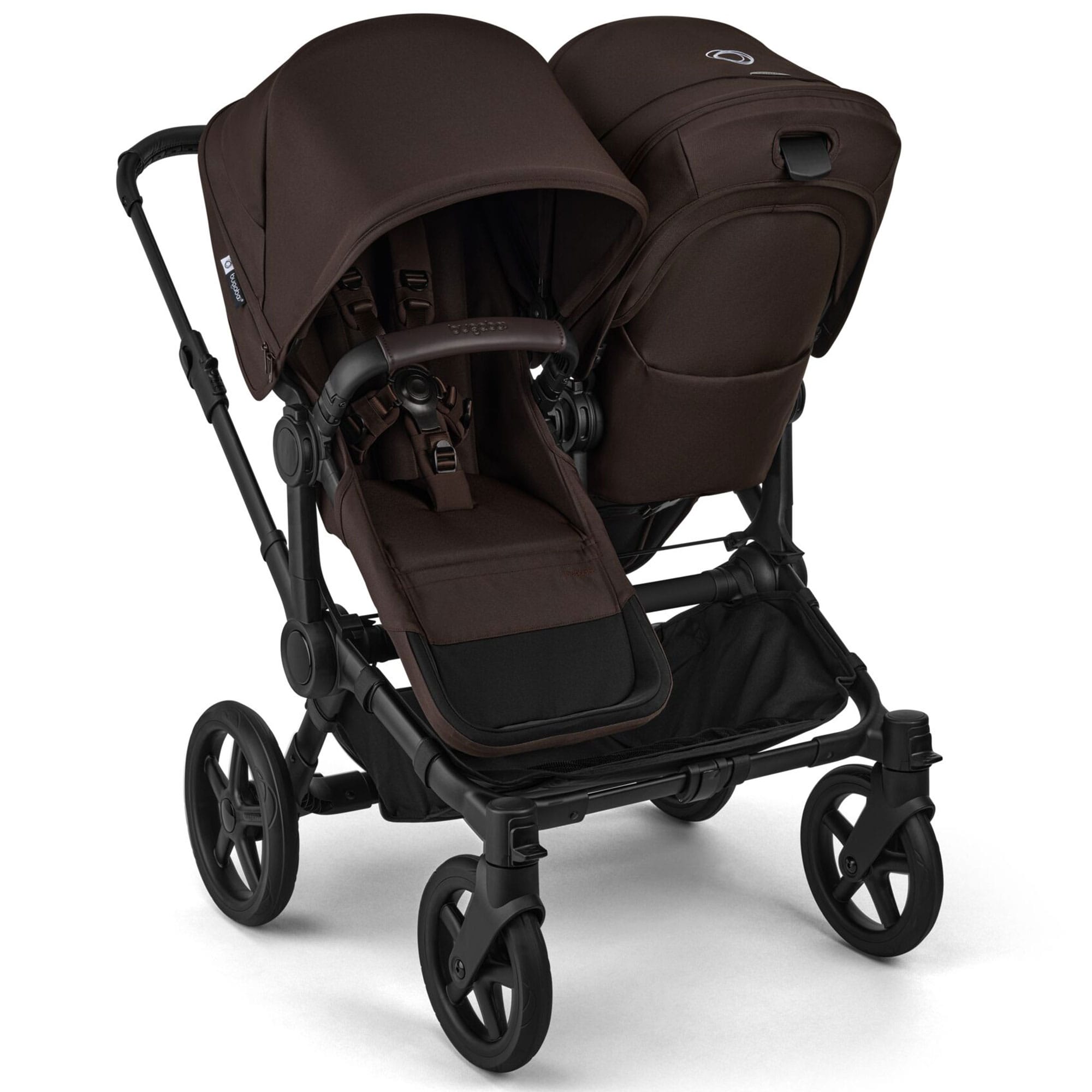 Bugaboo Donkey 6 Double Ultimate Newborn Bundle in Cocoa Brown Travel Systems 21673-COC-BRN 8717447361534