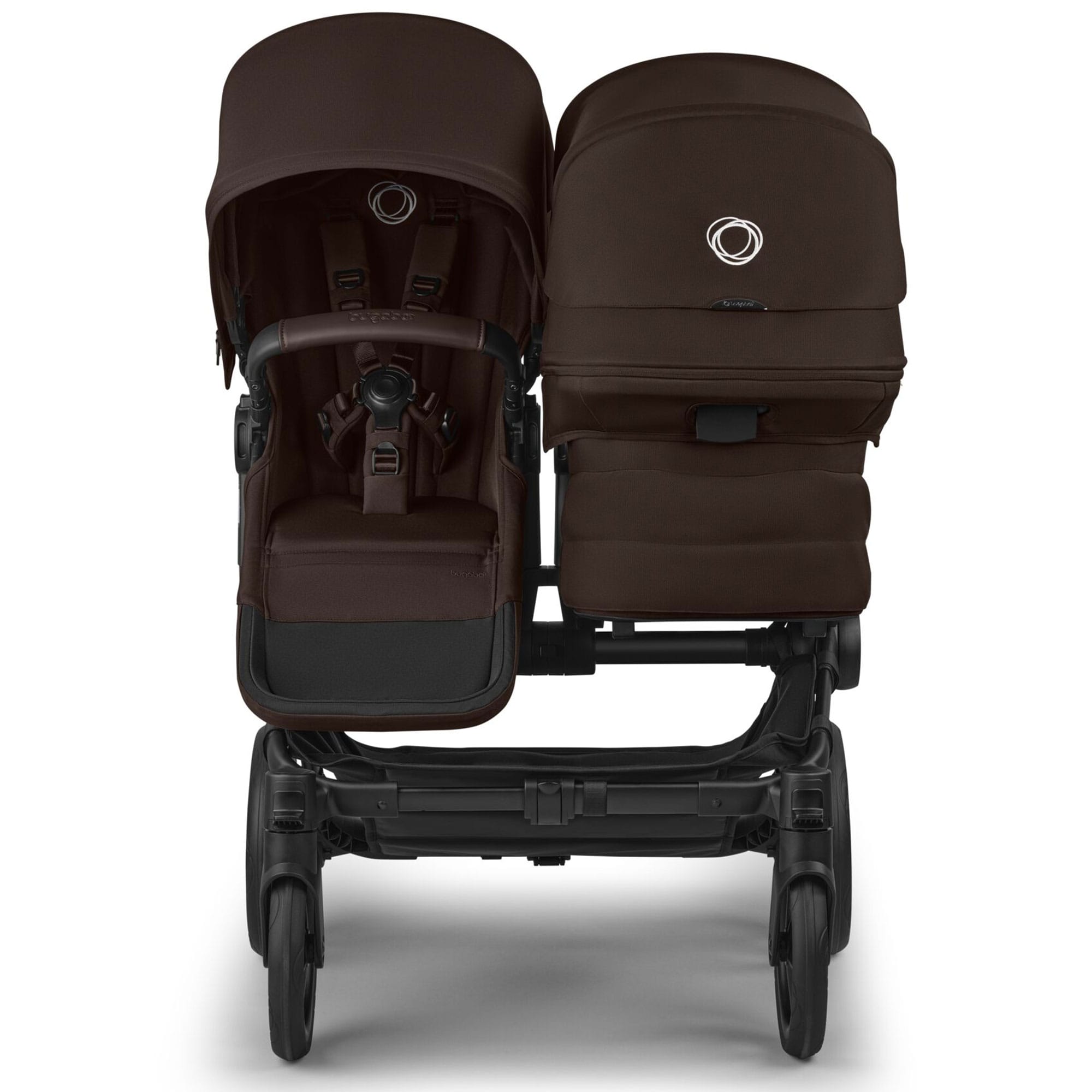 Bugaboo Donkey 6 Double Ultimate Newborn Bundle in Cocoa Brown Travel Systems 21673-COC-BRN 8717447361534