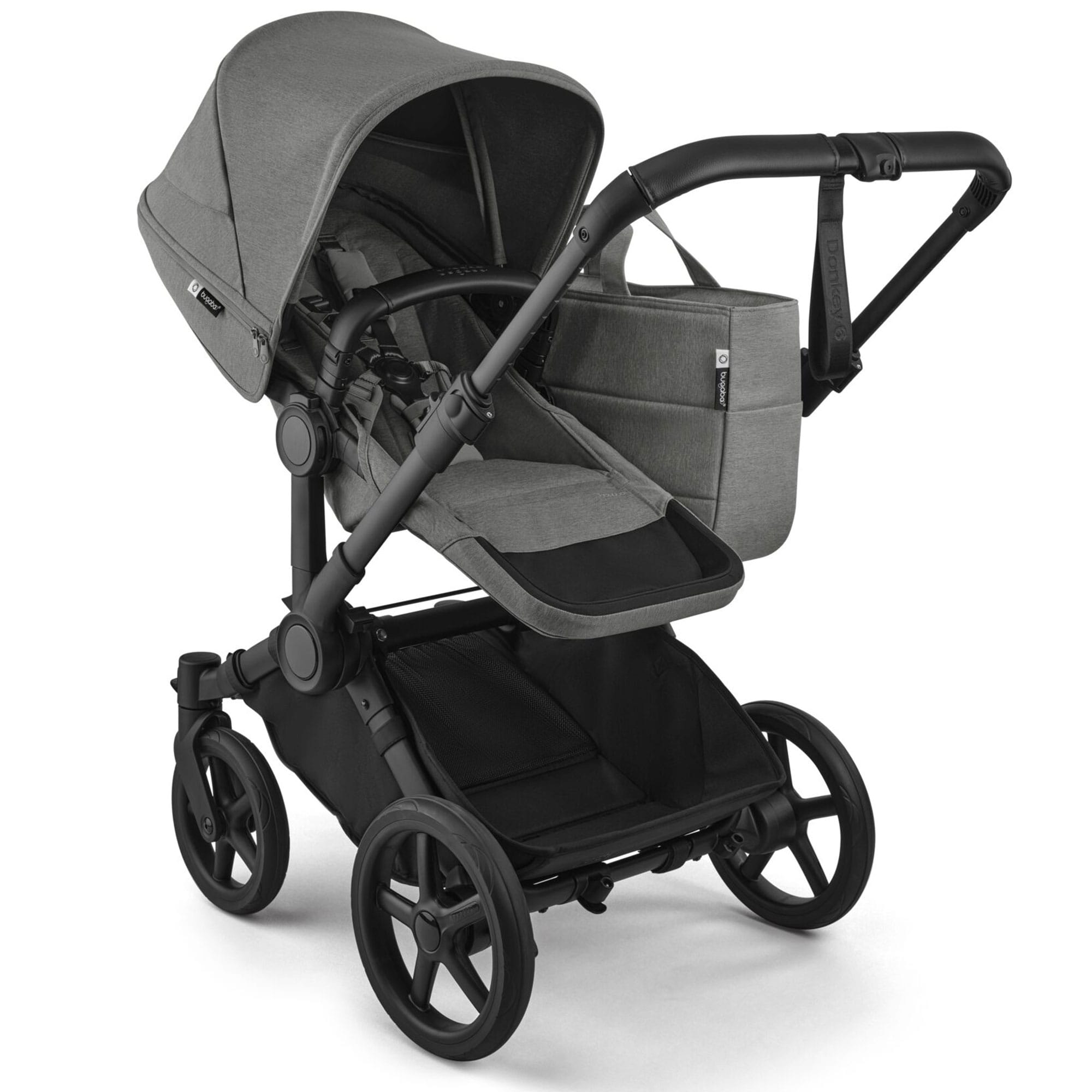 Bugaboo Donkey 6 Single Ultimate Newborn Bundle in Moon Grey Travel Systems 21660-MOO-GRY 8717447499251