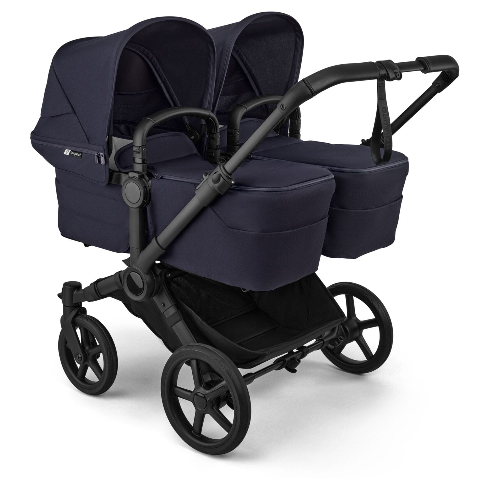 Bugaboo Donkey 6 Twin Ultimate Newborn Bundle in Deep Indigo Travel Systems 21687-DEE-IND 8717447500025