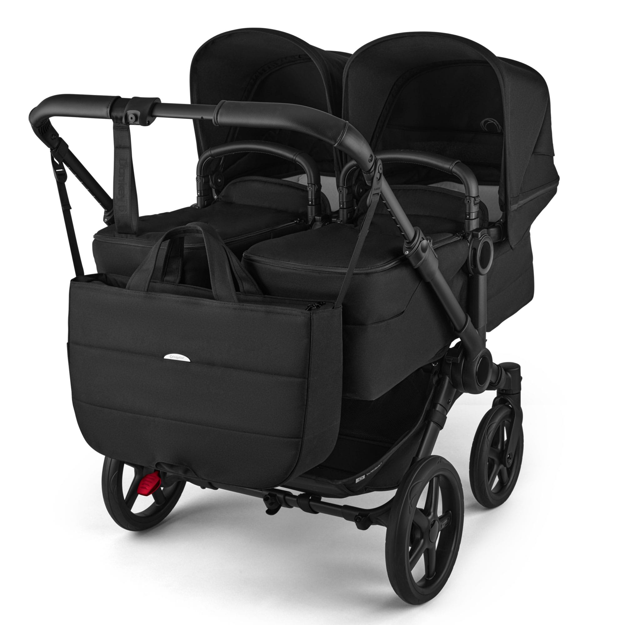 Bugaboo Donkey 6 Twin Ultimate Newborn Bundle in Heritage Black Travel Systems 21687-HER-BLK 8717447404170