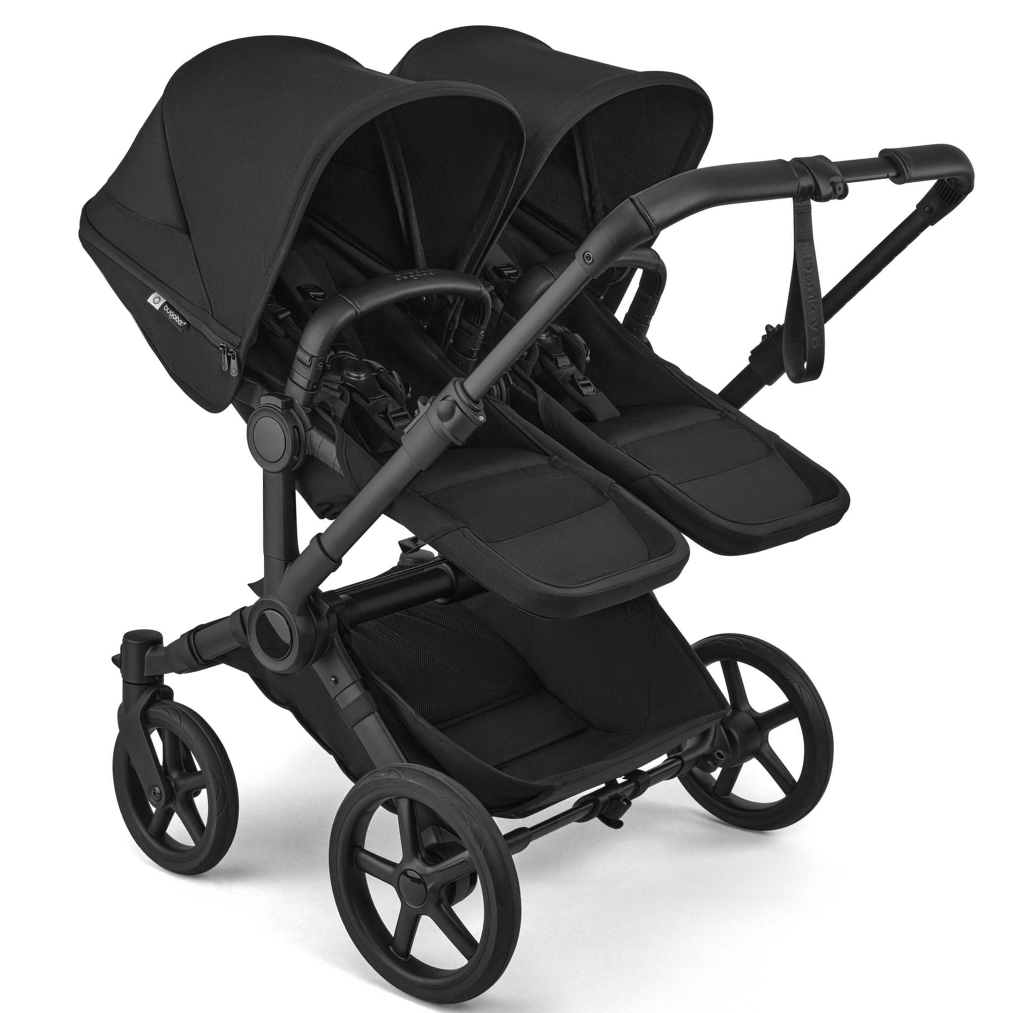 Bugaboo Donkey 6 Twin Ultimate Newborn Bundle in Heritage Black Travel Systems 21687-HER-BLK 8717447404170