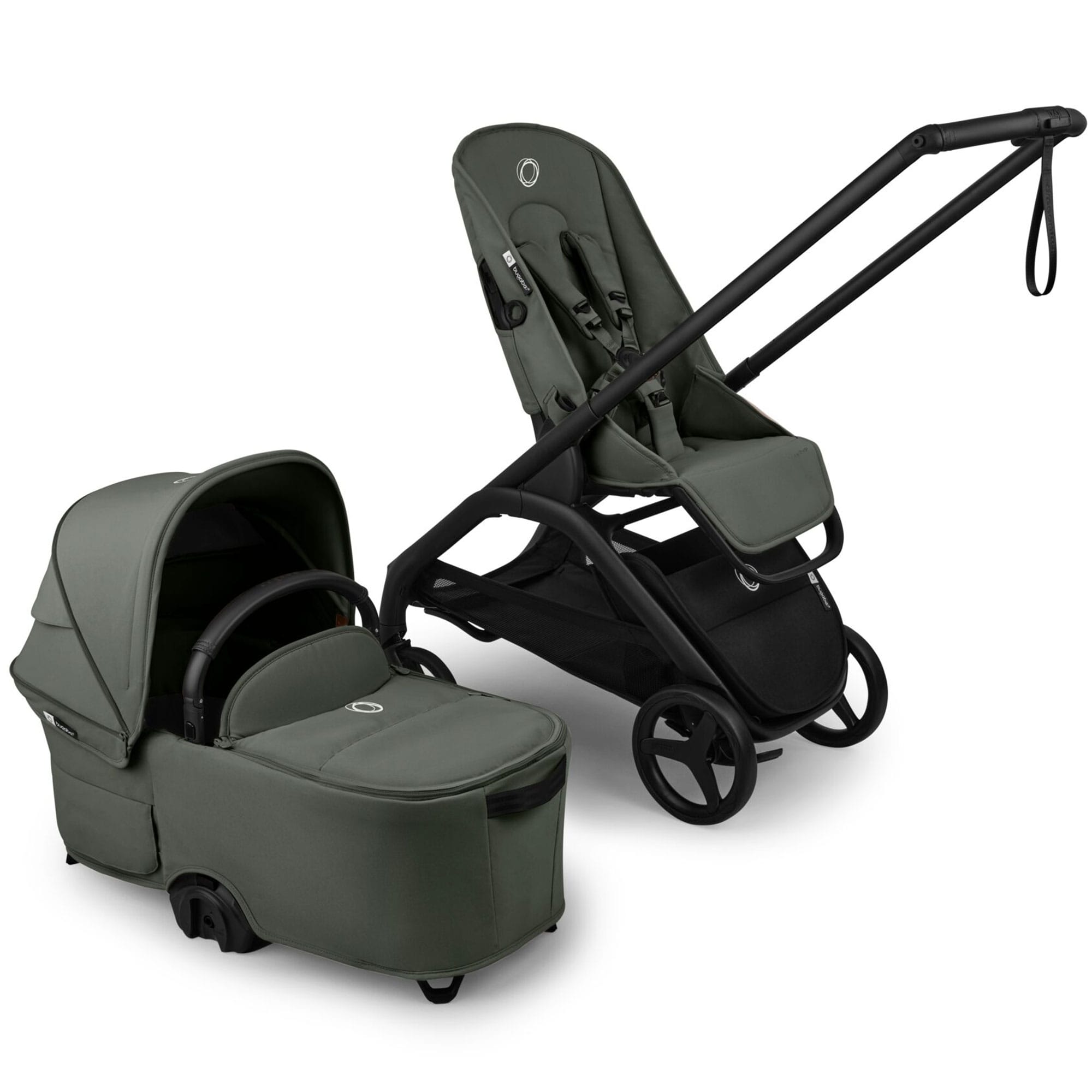 Bugaboo Dragonfly Plus Ultimate Cybex Travel System in Forest Green Travel Systems