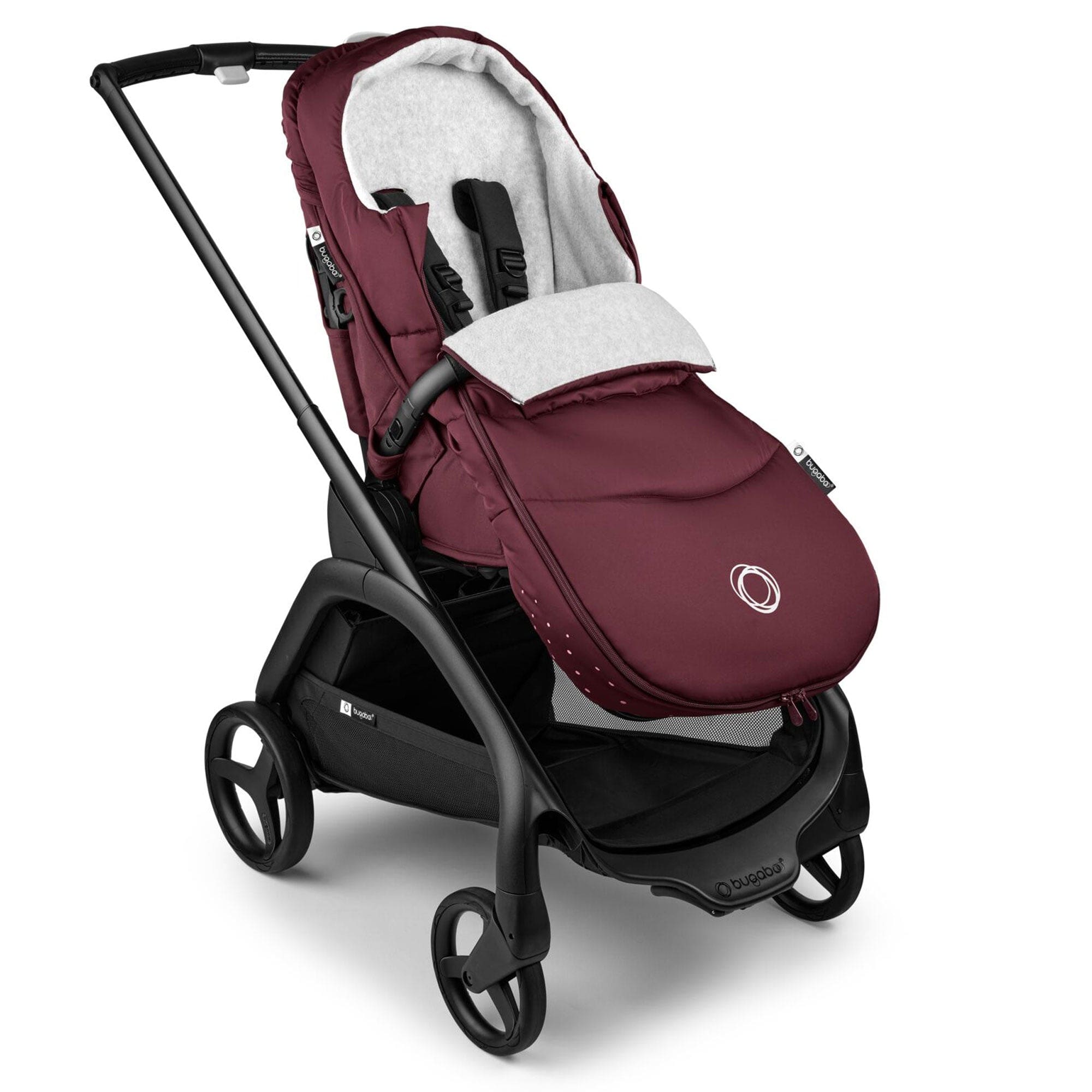 Bugaboo Dragonfly Ultimate Bundle - Black/Dark Cherry Travel Systems 18323-BLK-DAR-CHE 8717447378419