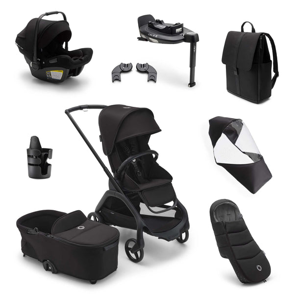 Bugaboo Dragonfly Ultimate Bundle - Black/Midnight Black Travel Systems 13809-BLK-MID-BLK 8717447448044