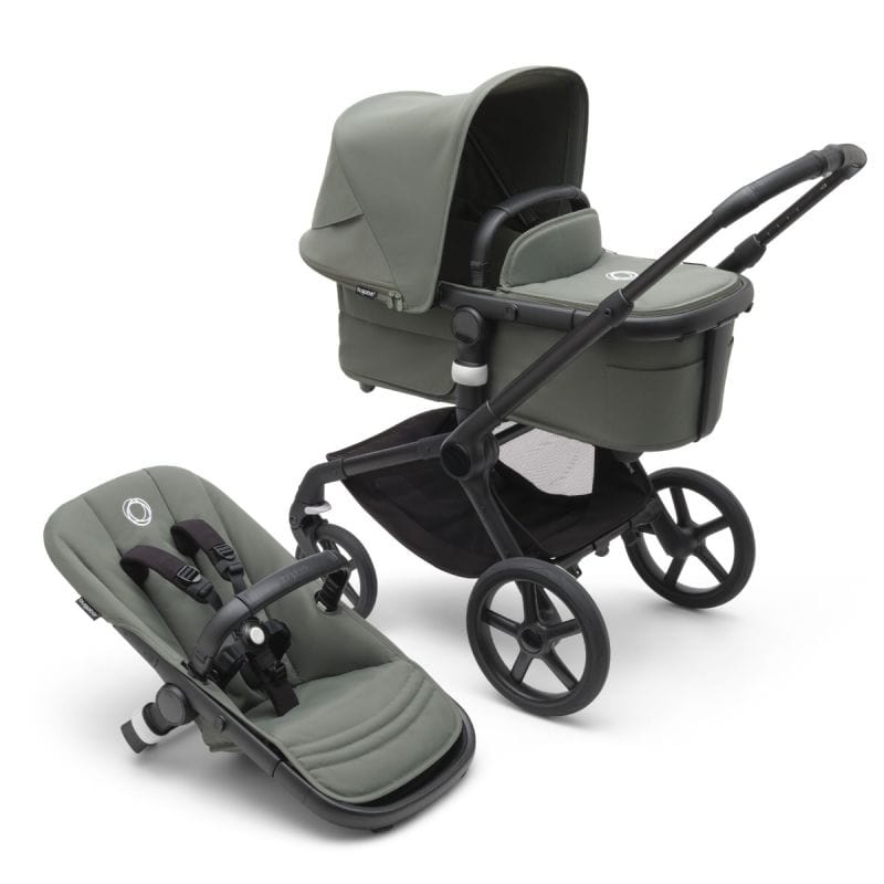 Bugaboo Fox 5 Complete Pushchair Bundle - Forest Green Travel Systems 15170-BLK-FOR-GRN 8717447252788