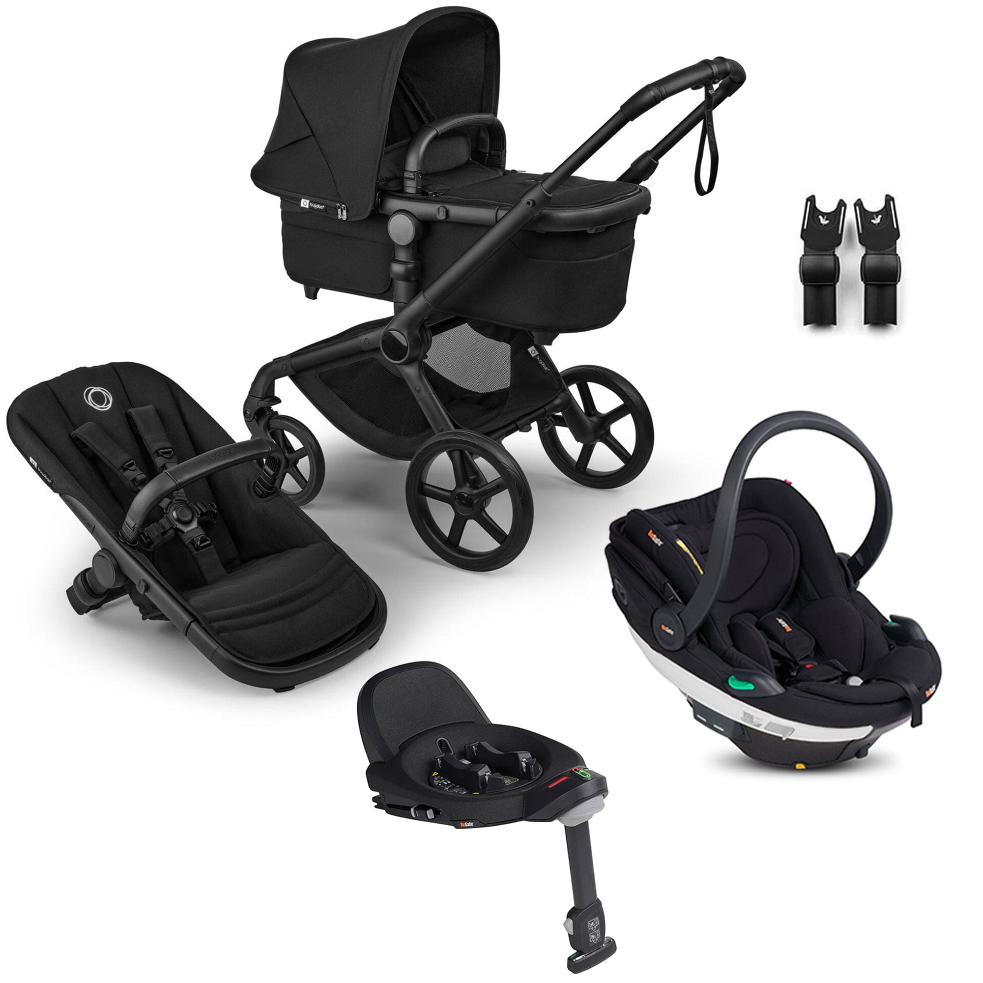 Bugaboo Fox 5 Renew BeSafe Travel System in Heritage Black Travel Systems 18865-TS-BEY-BLA 8717447385516