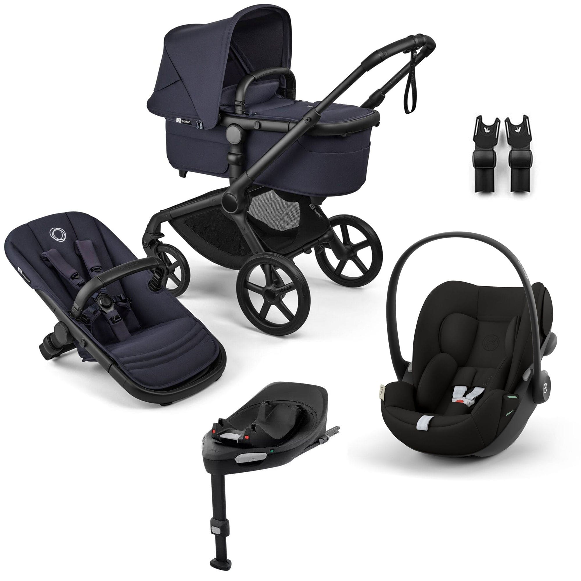 Bugaboo Fox 5 Renew Cybex Travel System in Deep Indigo Travel Systems 18834-TS-CLG-IND 8717447288718