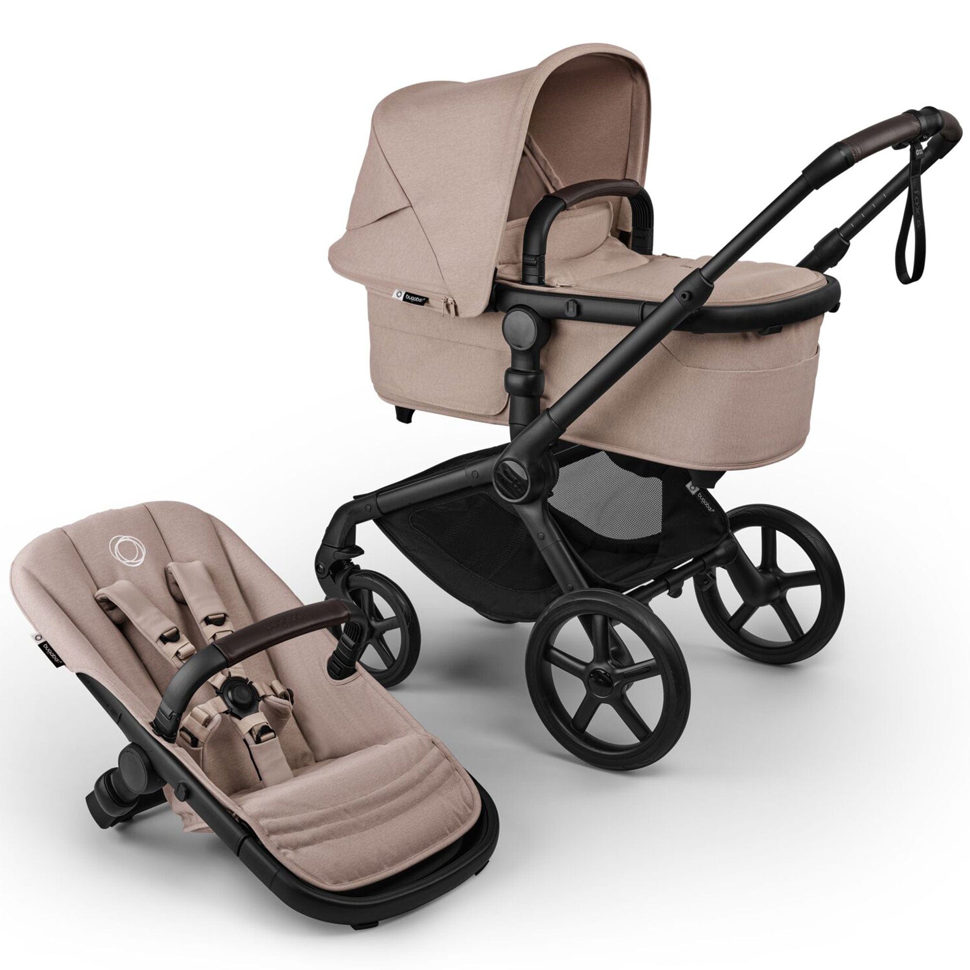 Bugaboo Fox 5 Renew Cybex Travel System in Desert Taupe