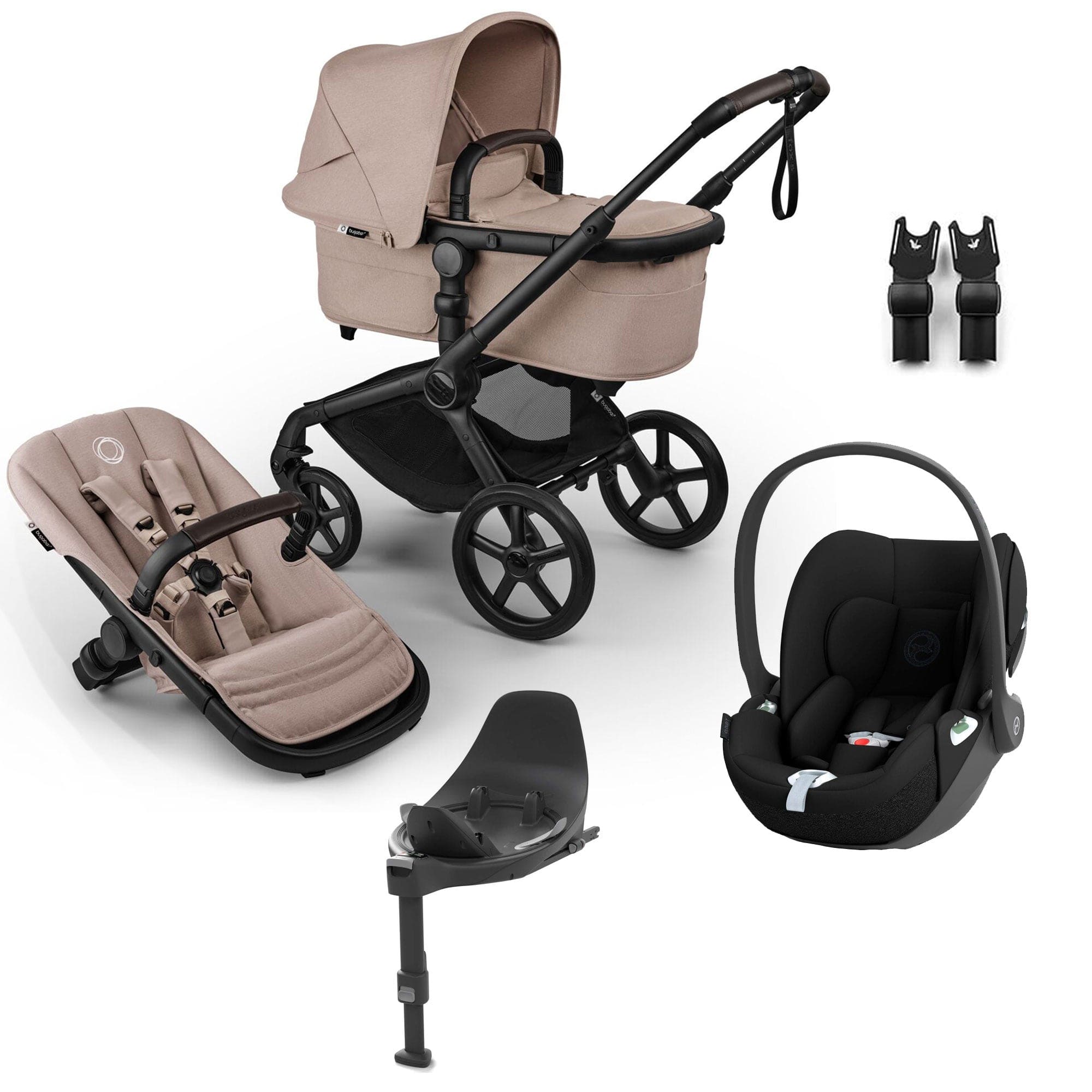 Bugaboo Fox 5 Renew Cybex Travel System in Desert Taupe Travel Systems 18841-TS-CLT-TAU 8717447269588