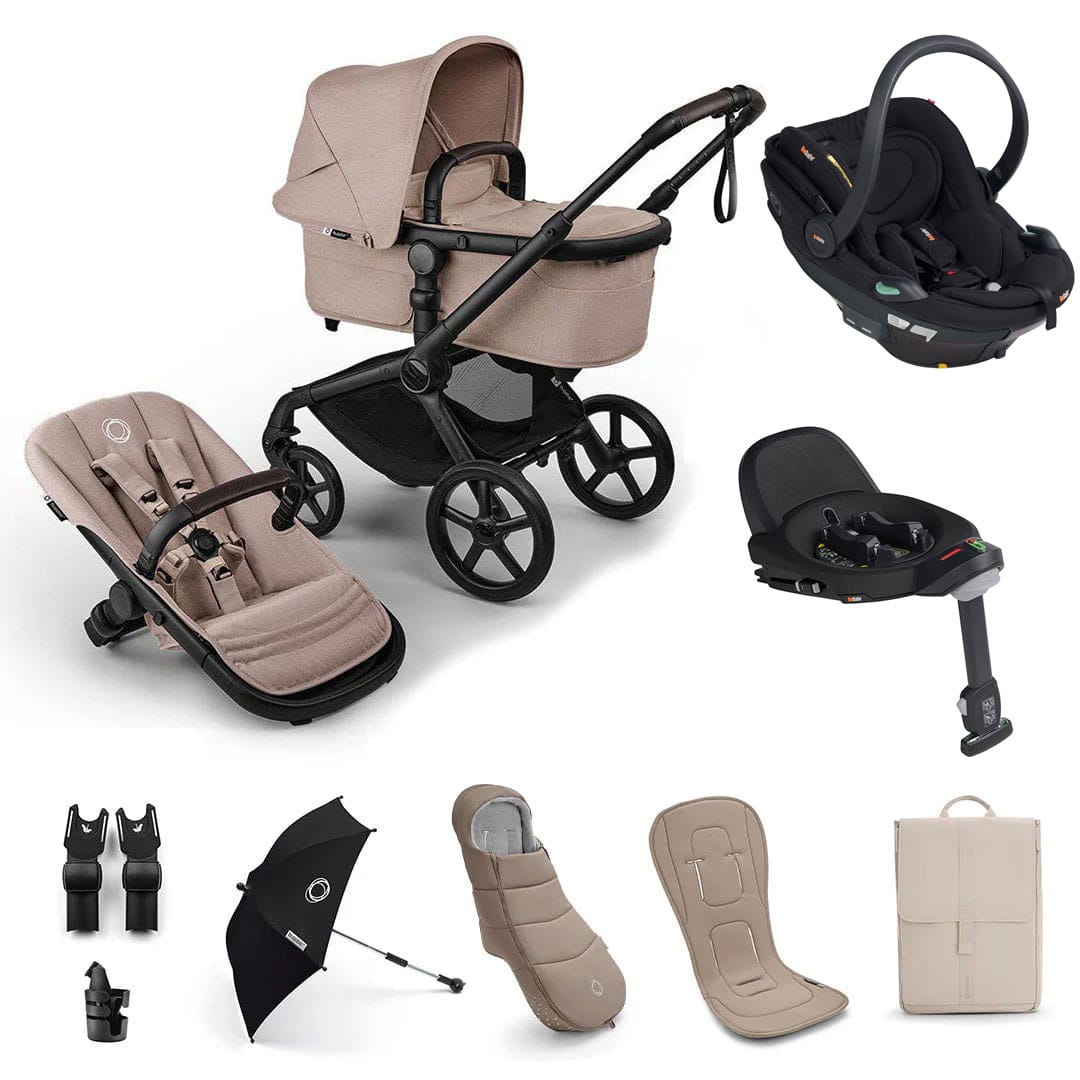 Bugaboo Fox 5 Renew Ultimate BeSafe Bundle in Desert Taupe Travel Systems 18824-ULT-BEY-TAU 8717447269588