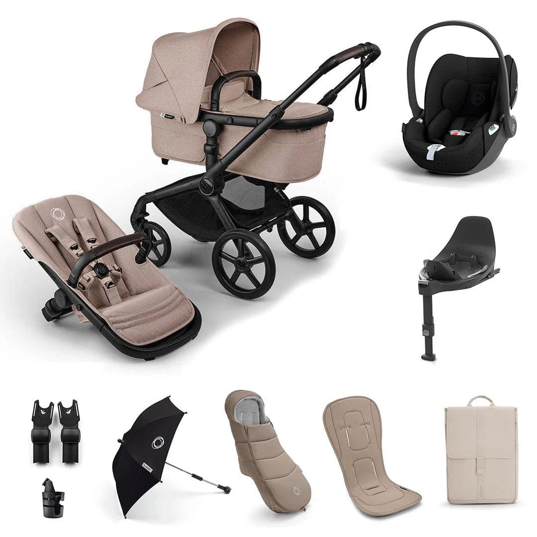 Bugaboo Fox 5 Renew Ultimate Cybex Bundle in Desert Taupe Travel Systems 18811-ULT-CLT-TAU