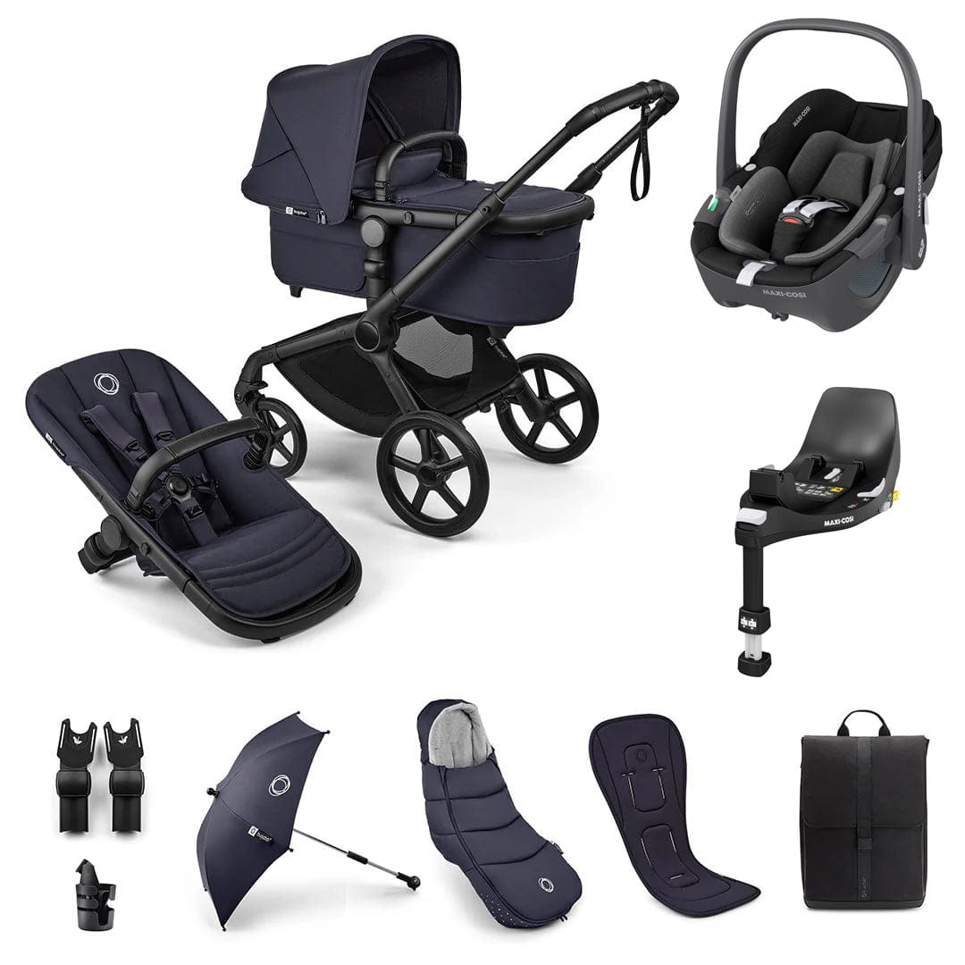 Bugaboo Fox 5 Renew Ultimate Maxi-Cosi Bundle in Deep Indigo Travel Systems 18803-ULT-PEB-IND 8717447288718